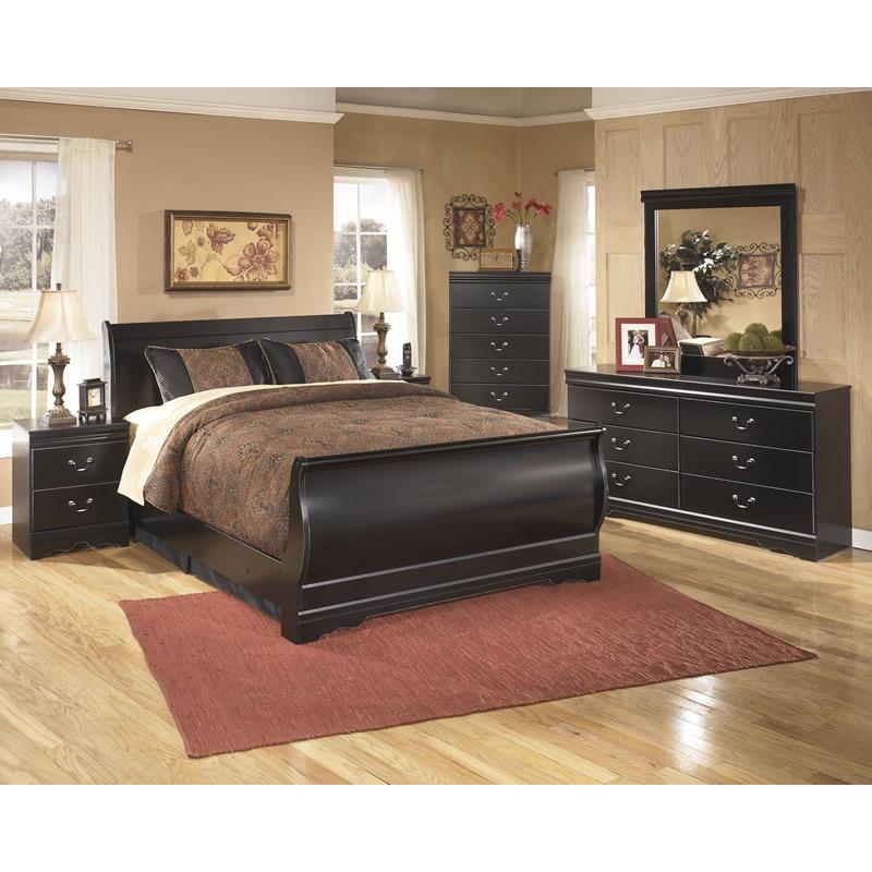 Signature Design by Ashley Huey Vineyard B128 - 88 Full Sleigh Rails - American Furniture of Slidell
