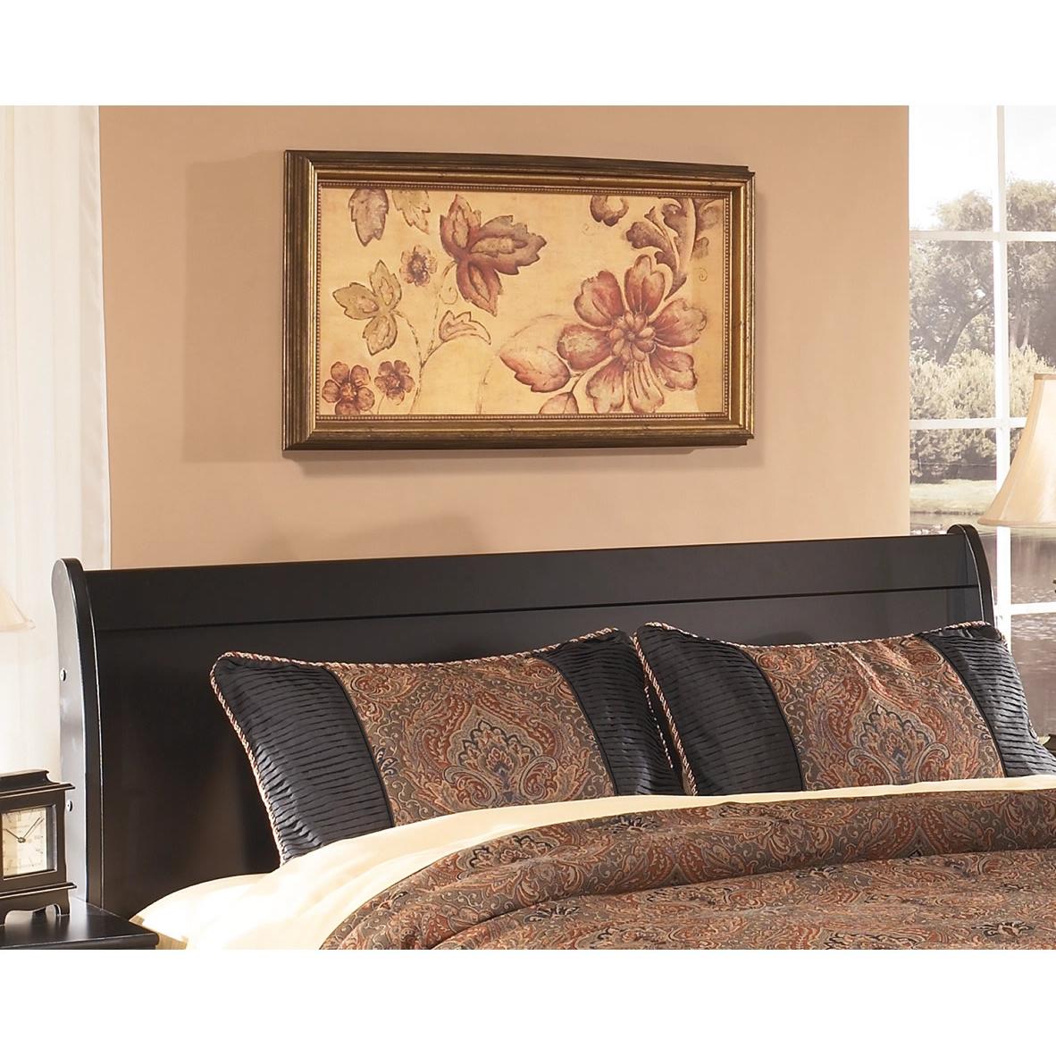 Signature Design by Ashley Huey Vineyard B128B21 5 pc Queen Sleigh Bedroom Set - American Furniture of Slidell