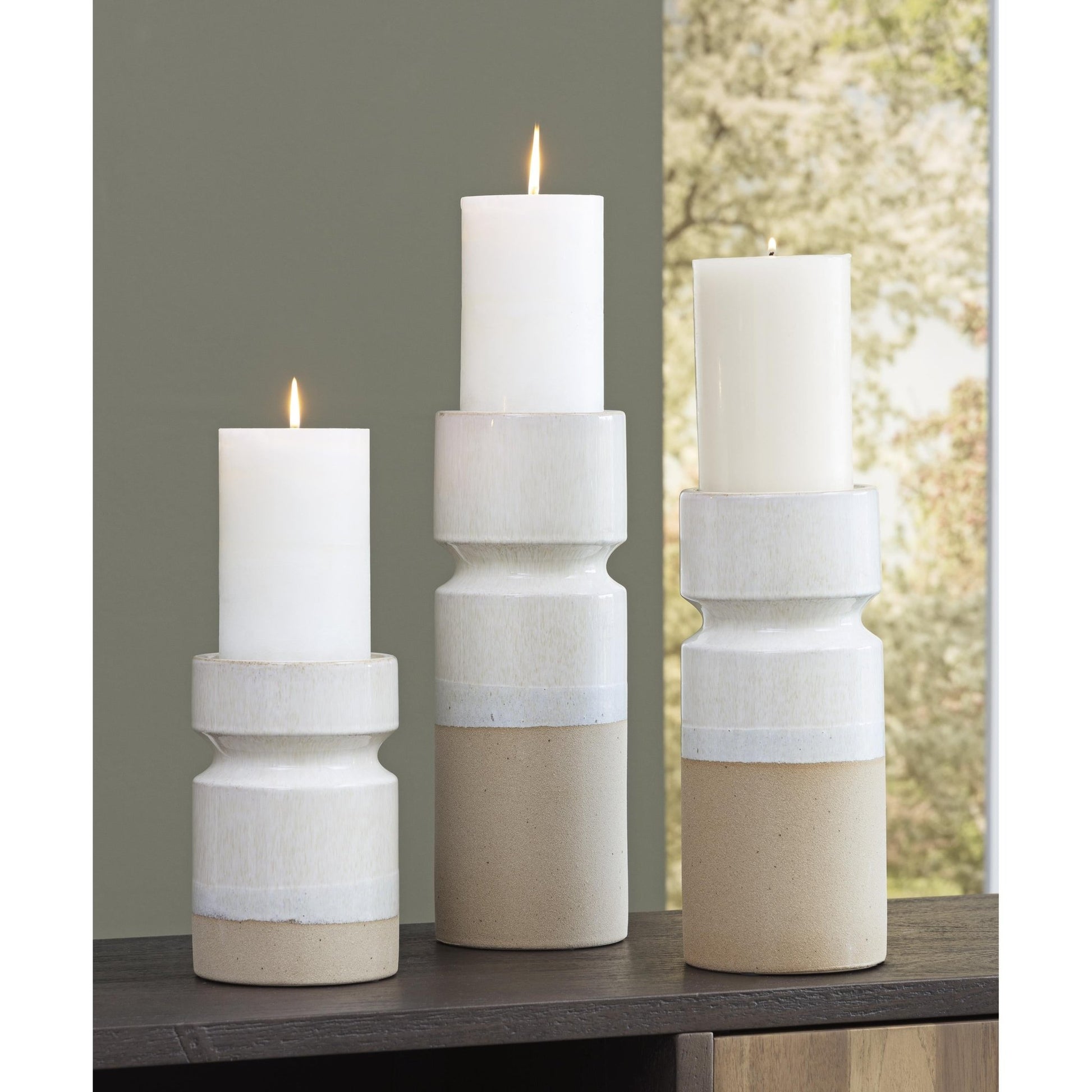 Signature Design by Ashley Hurston A2000583 Candle Holder Set - American Furniture of Slidell