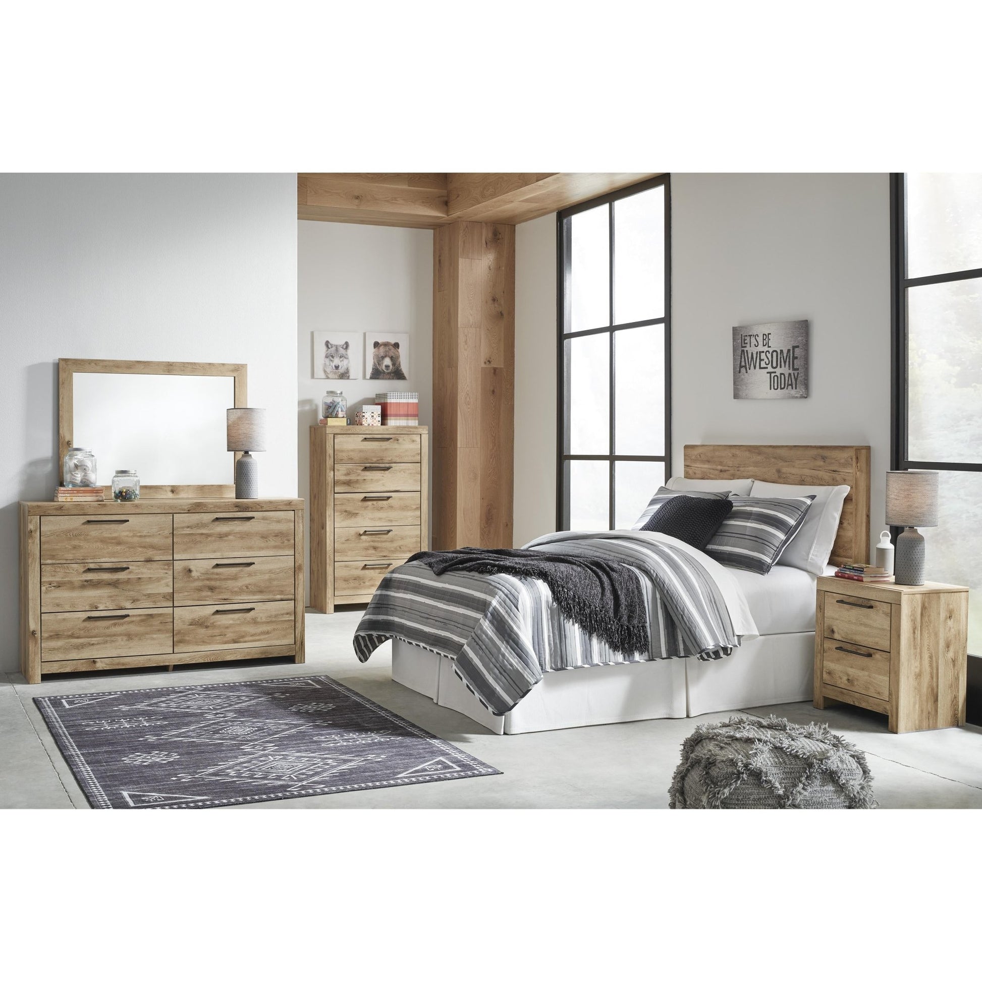 Signature Design by Ashley Hyanna B1050 - 87 Full Panel Headboard - American Furniture of Slidell