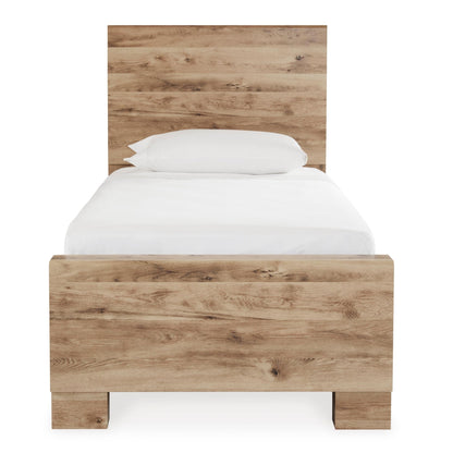 Signature Design by Ashley Hyanna B1050B24 Twin Panel Bed with 1 Side Storage - American Furniture of Slidell