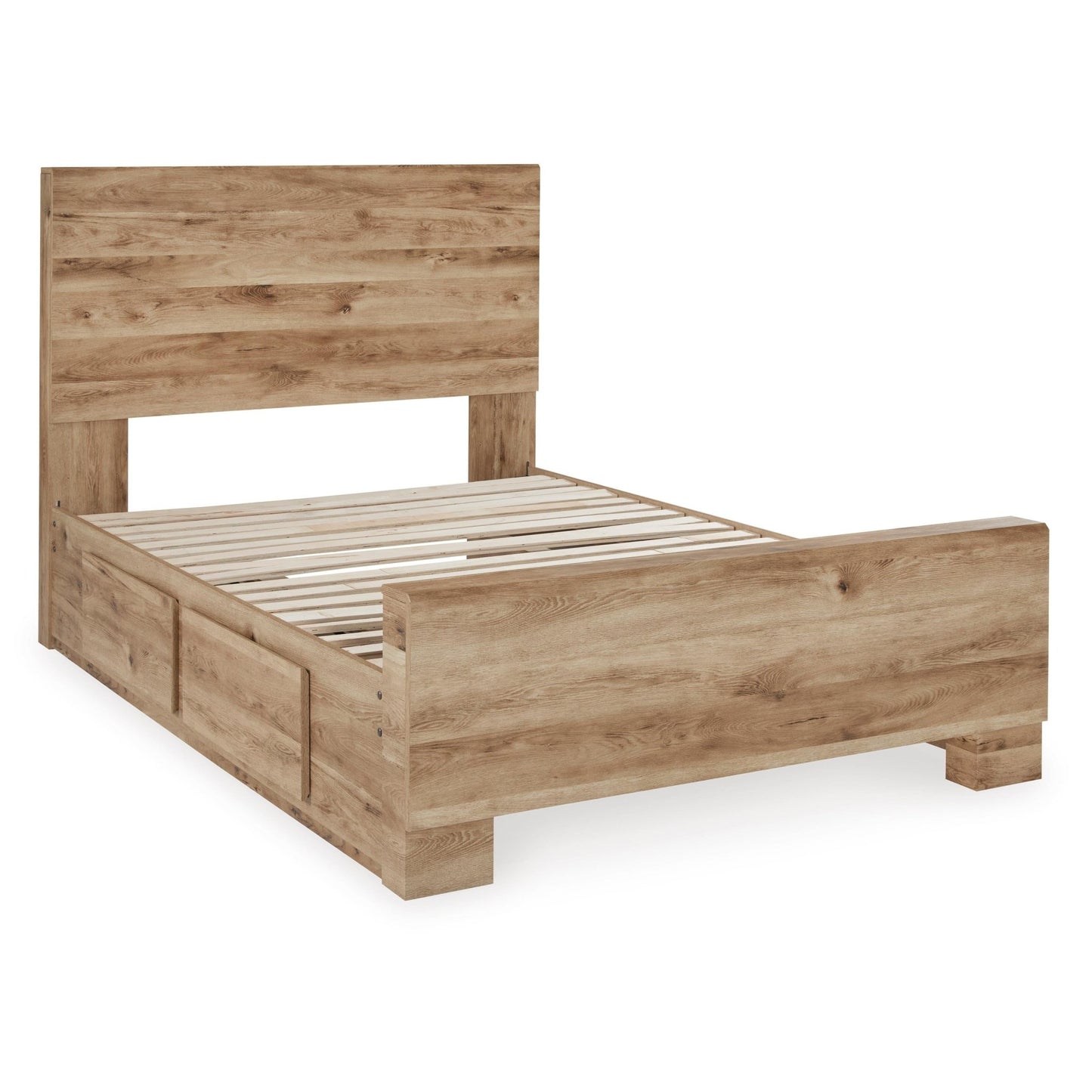 Signature Design by Ashley Hyanna B1050B25 Full Panel Bed with 1 Side Storage - American Furniture of Slidell