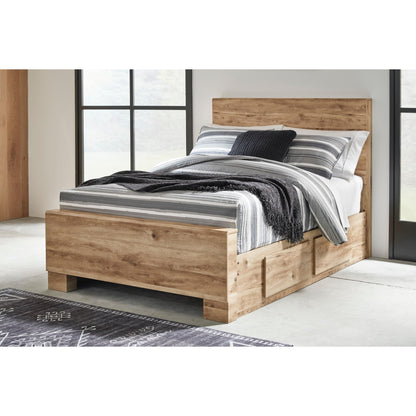 Signature Design by Ashley Hyanna B1050B25 Full Panel Bed with 1 Side Storage - American Furniture of Slidell