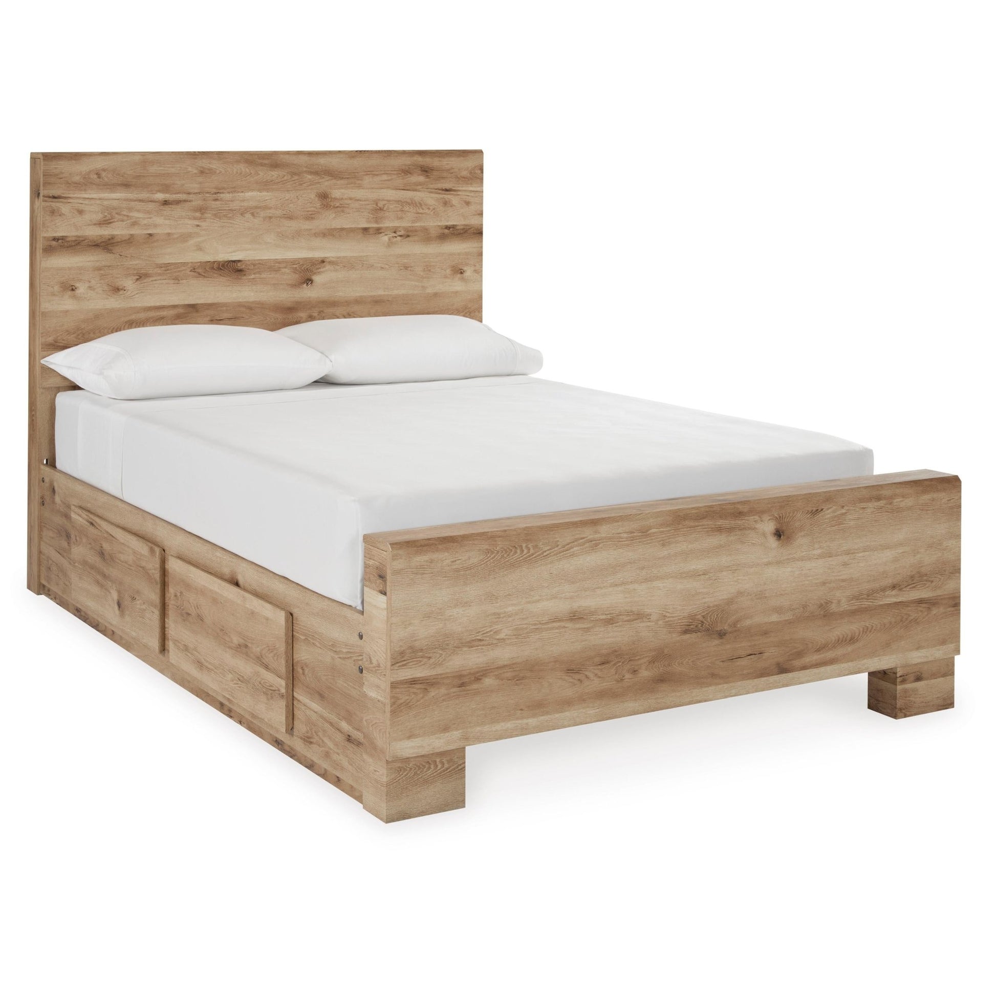 Signature Design by Ashley Hyanna B1050B25 Full Panel Bed with 1 Side Storage - American Furniture of Slidell