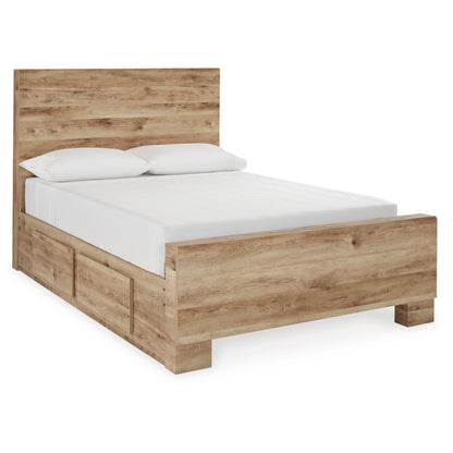 Signature Design by Ashley Hyanna B1050B25 Full Panel Bed with 1 Side Storage - American Furniture of Slidell