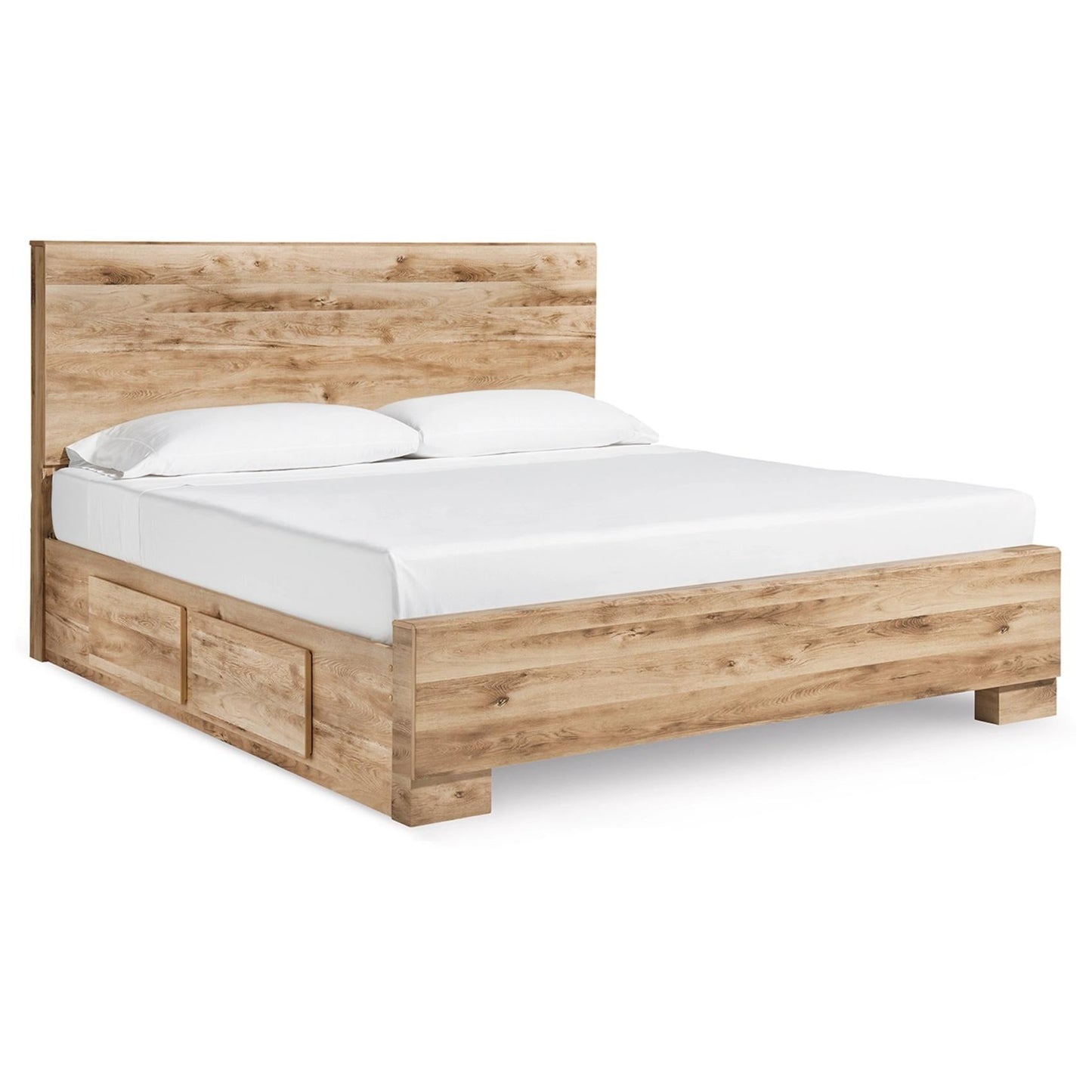 Signature Design by Ashley Hyanna B1050B33 King Panel Bed with 2 Side Storage - American Furniture of Slidell