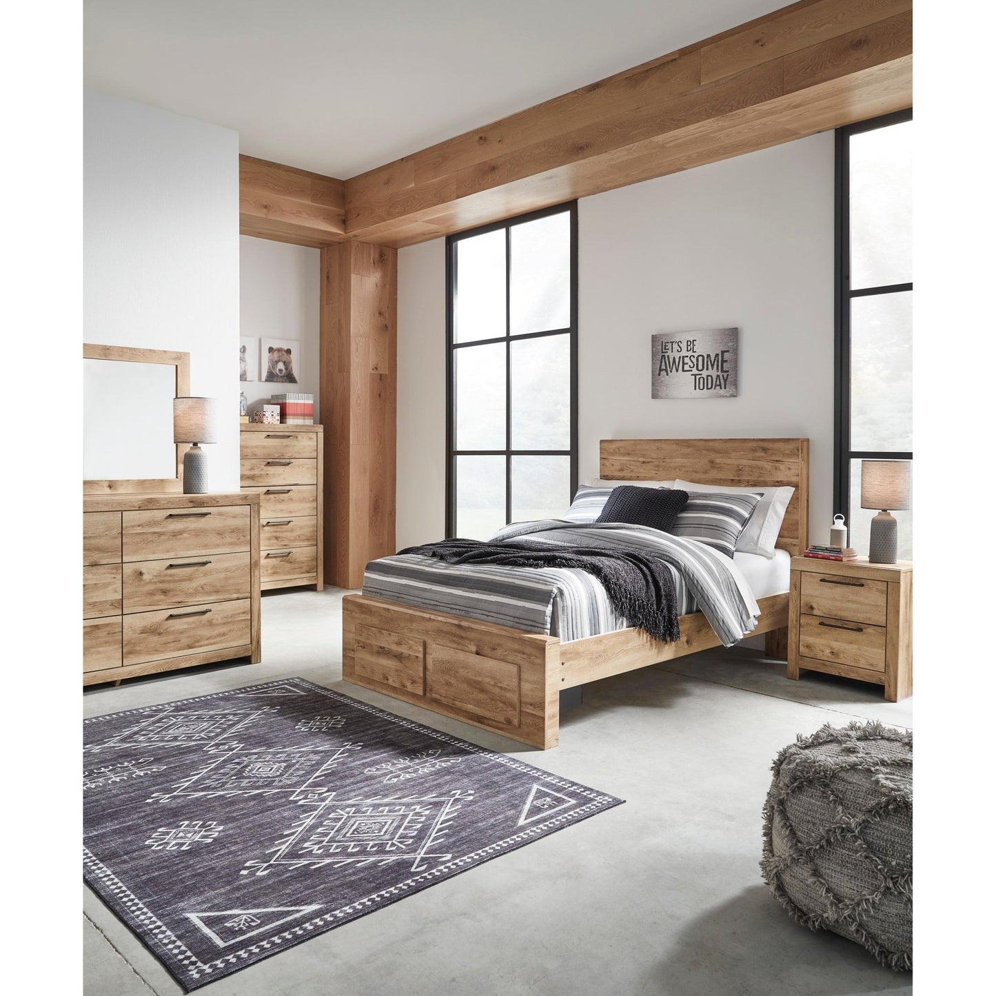 Signature Design by Ashley Hyanna B1050B38 Full Panel Storage Bed - American Furniture of Slidell