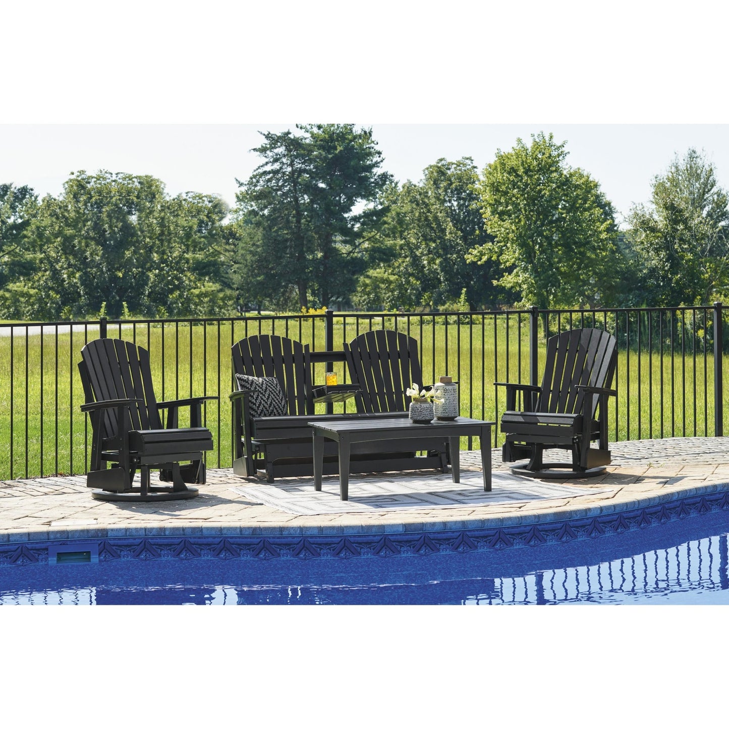 Signature Design by Ashley Hyland wave P108 - 835 Glider Loveseat - American Furniture of Slidell