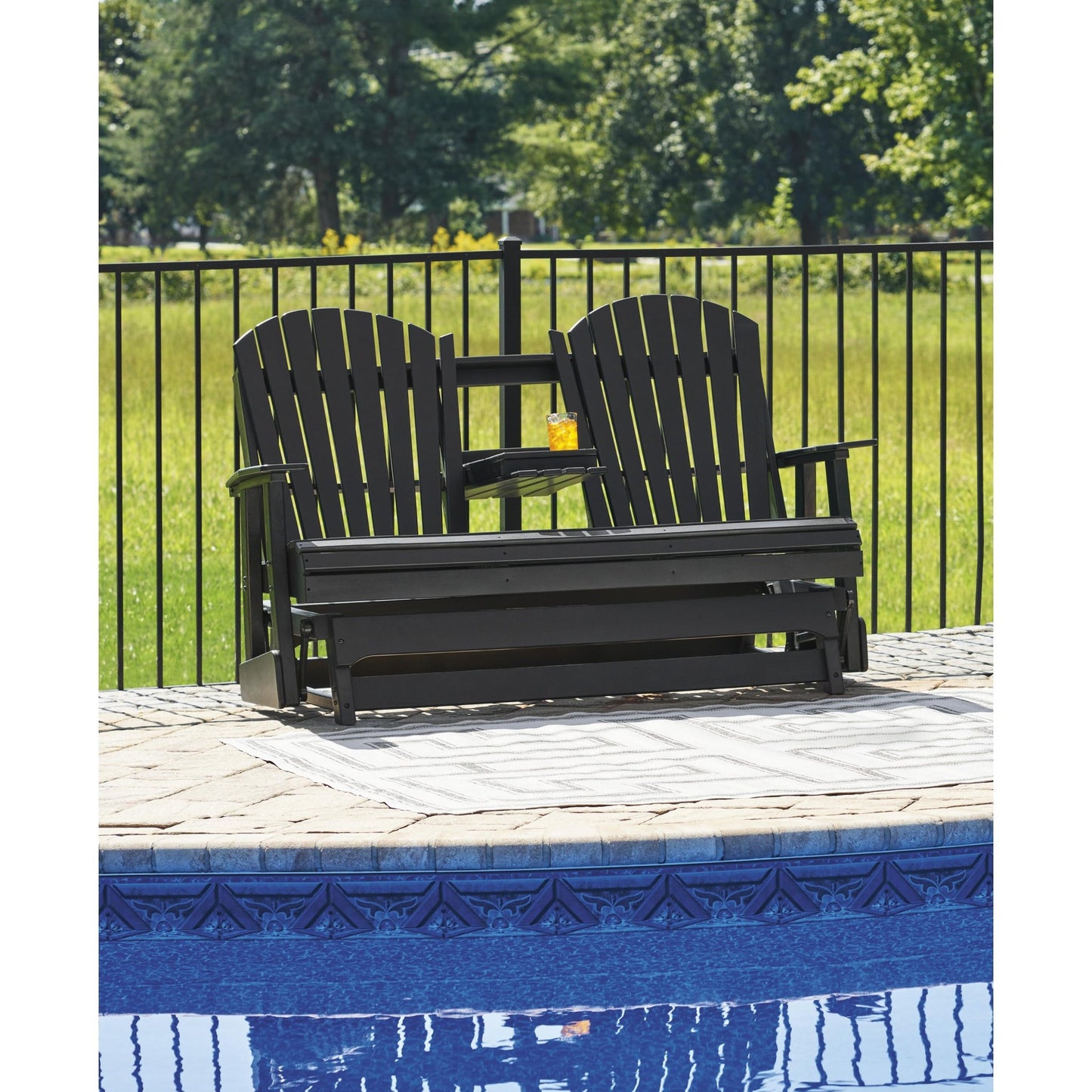 Signature Design by Ashley Hyland wave P108 - 835 Glider Loveseat - American Furniture of Slidell