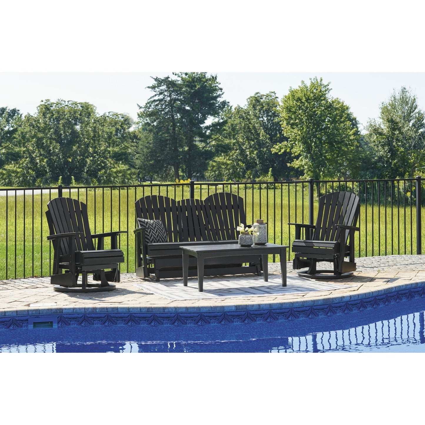 Signature Design by Ashley Hyland wave P108 - 835 Glider Loveseat - American Furniture of Slidell