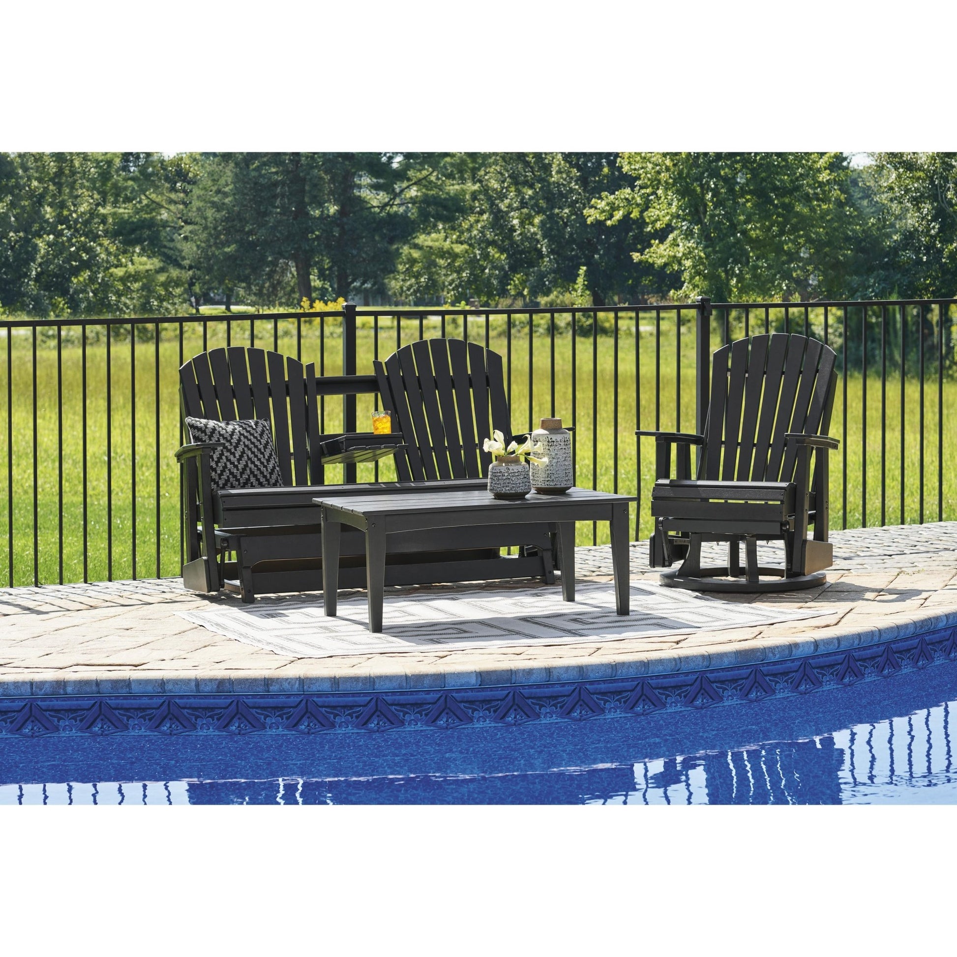 Signature Design by Ashley Hyland wave P108 - 835 Glider Loveseat - American Furniture of Slidell