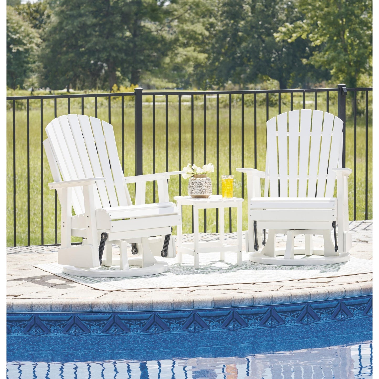 Signature Design by Ashley Hyland wave P111 - 820 Swivel Glider Chair - American Furniture of Slidell