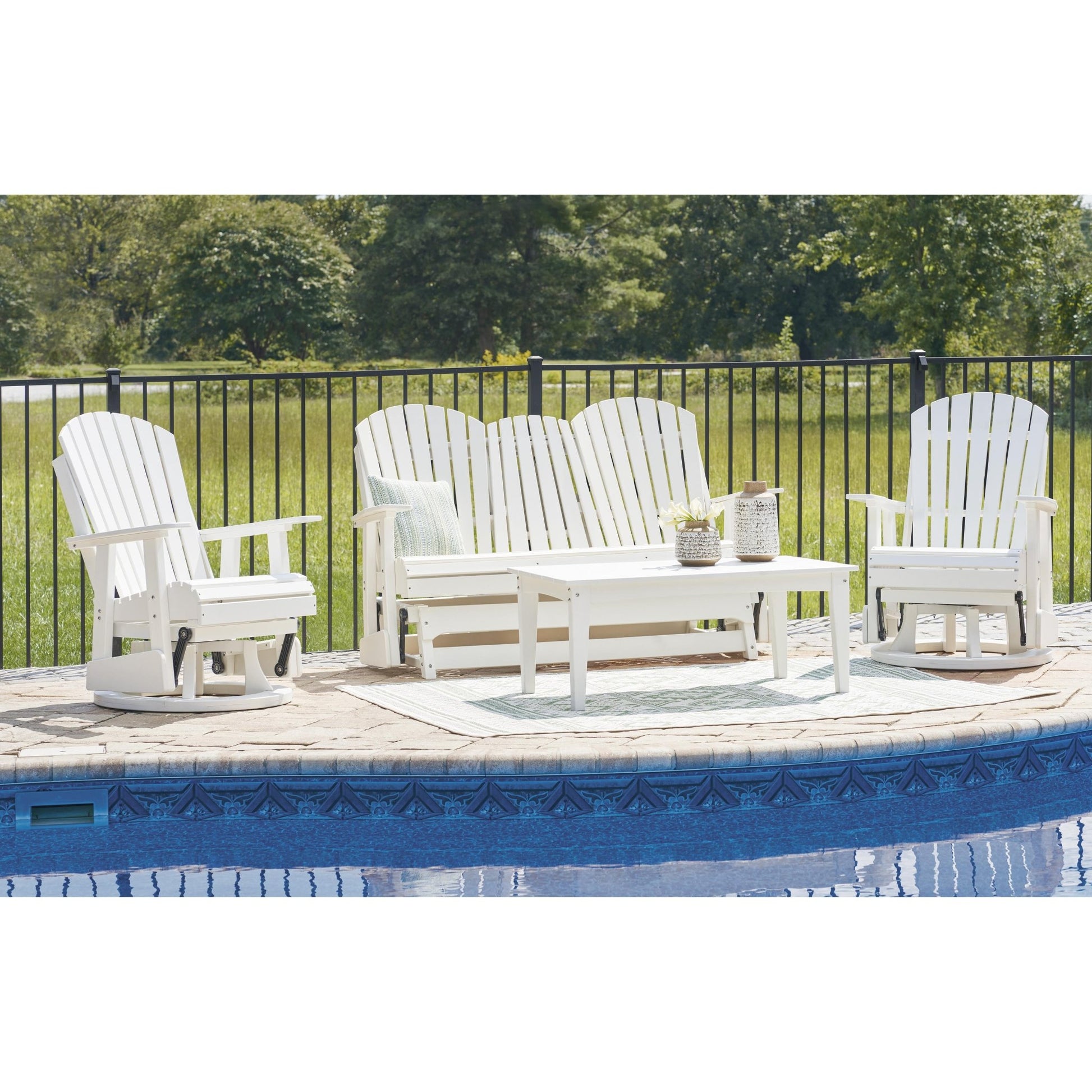 Signature Design by Ashley Hyland wave P111 - 835 Glider Loveseat - American Furniture of Slidell