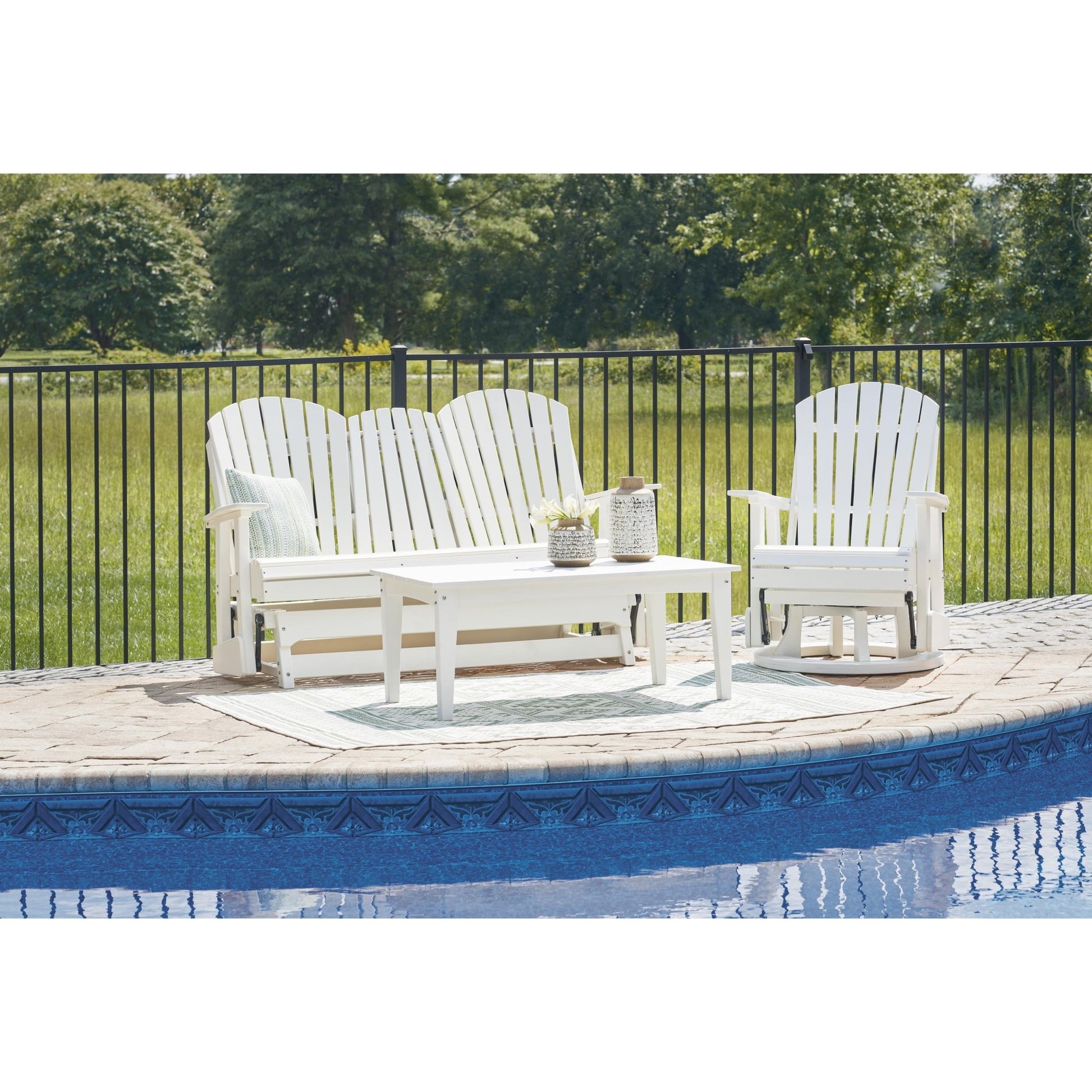 Signature Design by Ashley Hyland wave P111 - 835 Glider Loveseat - American Furniture of Slidell