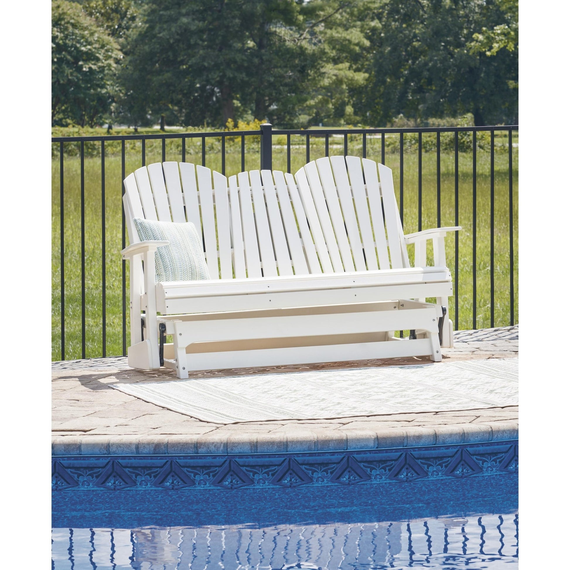 Signature Design by Ashley Hyland wave P111 - 835 Glider Loveseat - American Furniture of Slidell