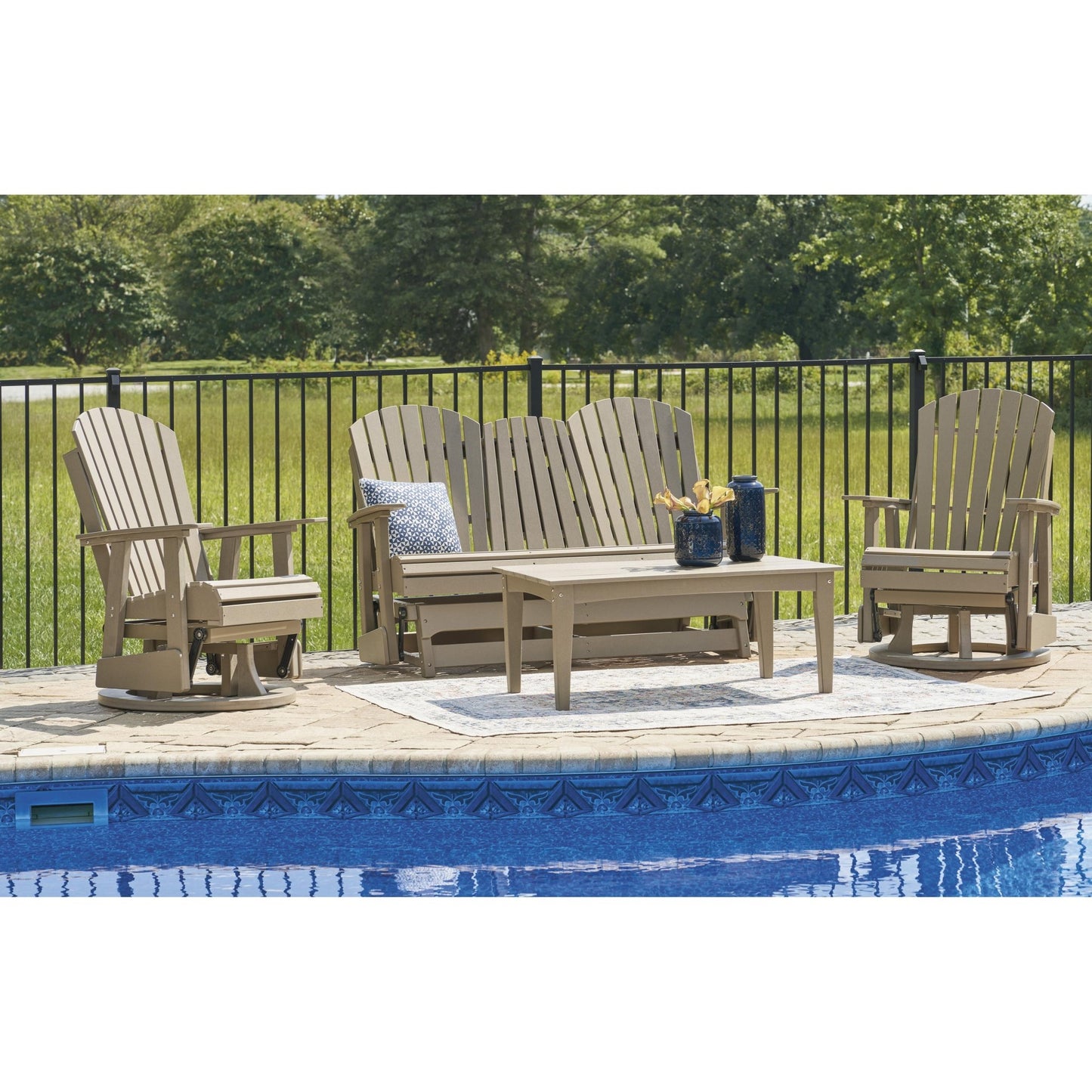Signature Design by Ashley Hyland wave P114 - 820 Swivel Glider Chair - American Furniture of Slidell