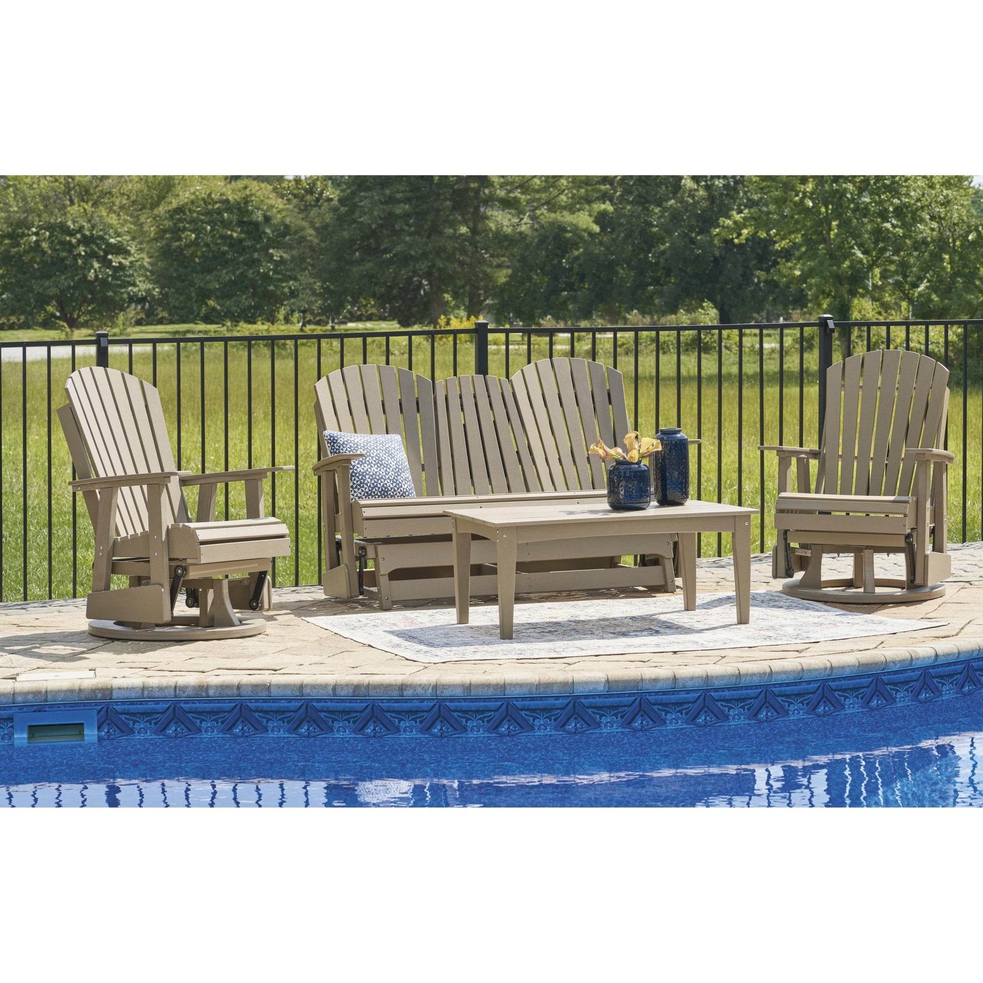 Signature Design by Ashley Hyland wave P114 - 820 Swivel Glider Chair - American Furniture of Slidell
