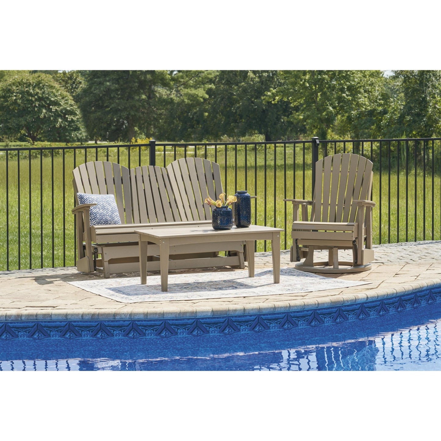 Signature Design by Ashley Hyland wave P114 - 820 Swivel Glider Chair - American Furniture of Slidell
