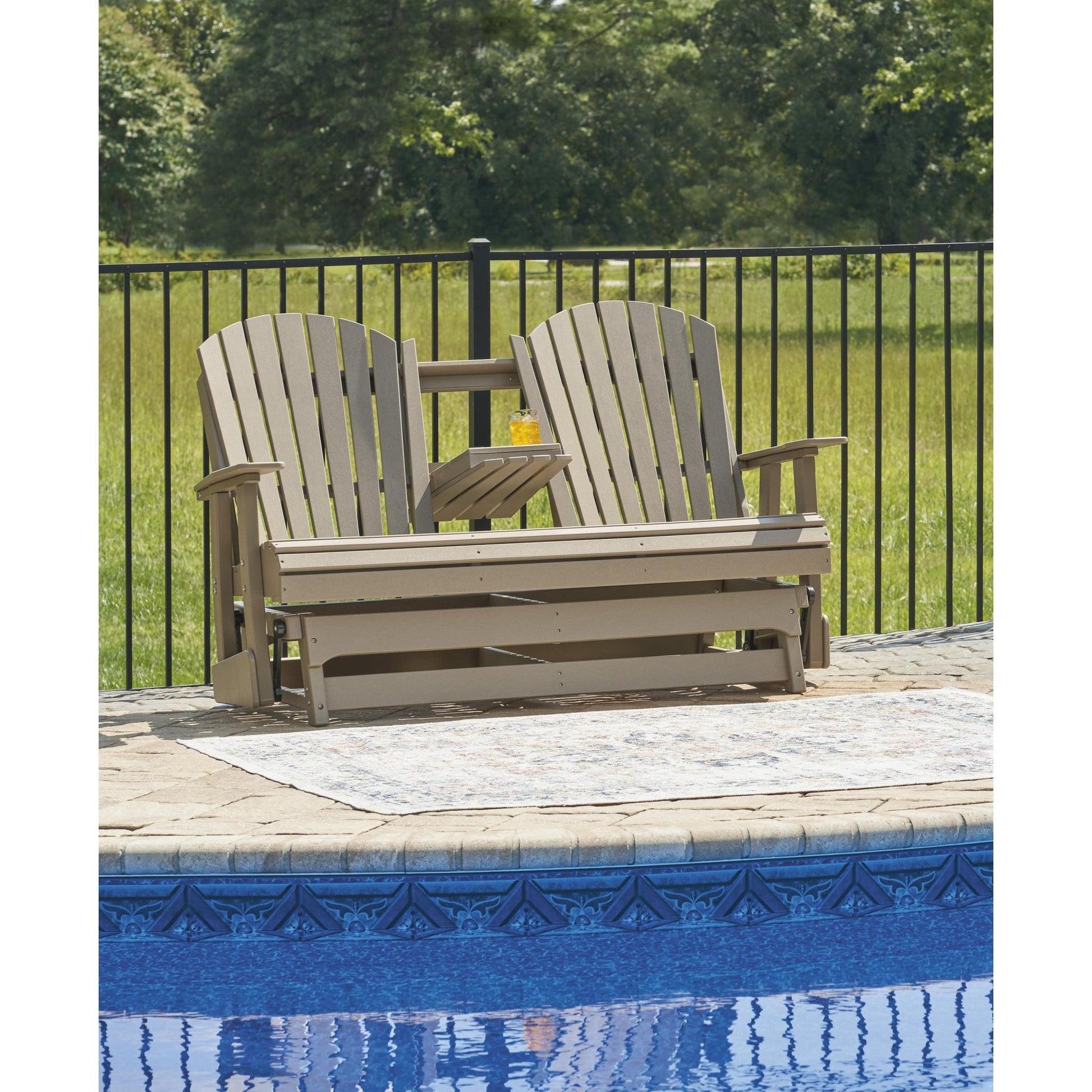 Signature Design by Ashley Hyland wave P114 - 835 Glider Loveseat - American Furniture of Slidell