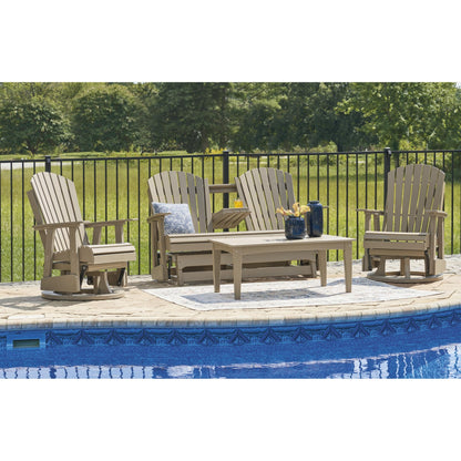Signature Design by Ashley Hyland wave P114 - 835 Glider Loveseat - American Furniture of Slidell