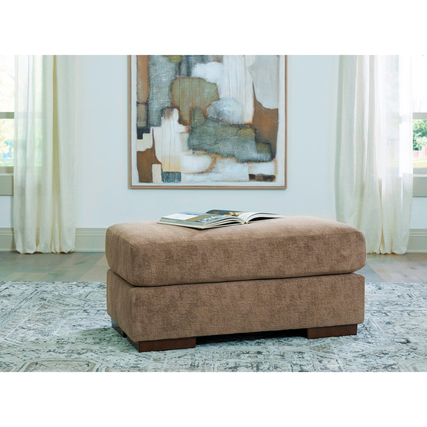 Signature Design by Ashley Jayne Park Fabric Ottoman PC8150514 - American Furniture of Slidell