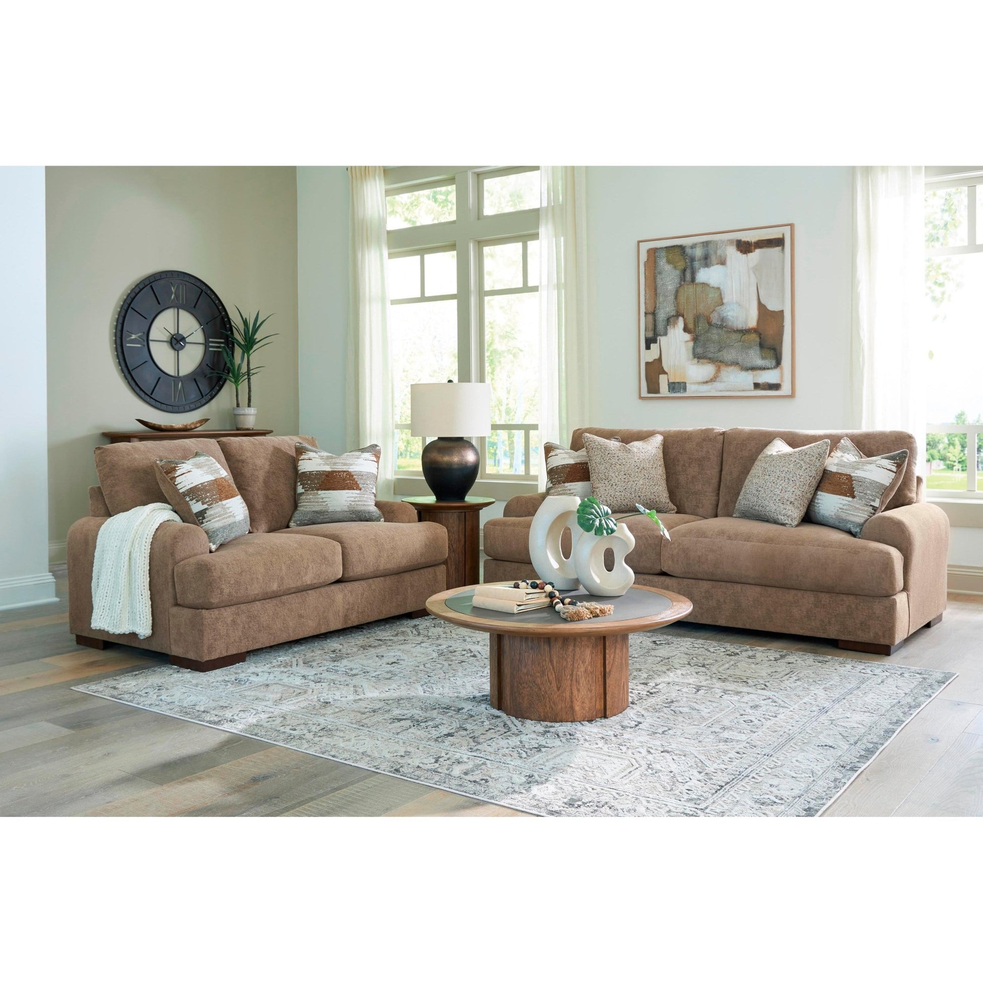 Signature Design by Ashley Jayne Park Stationary Fabric Loveseat PC8150535 - American Furniture of Slidell