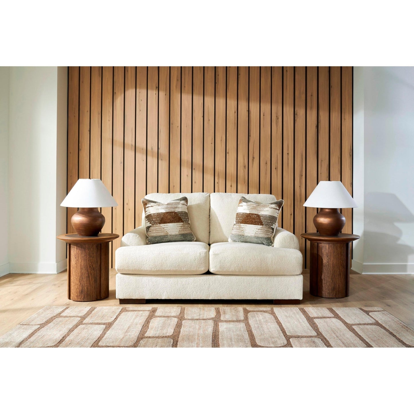 Signature Design by Ashley Jayne Park Stationary Fabric Loveseat PC8150635 - American Furniture of Slidell