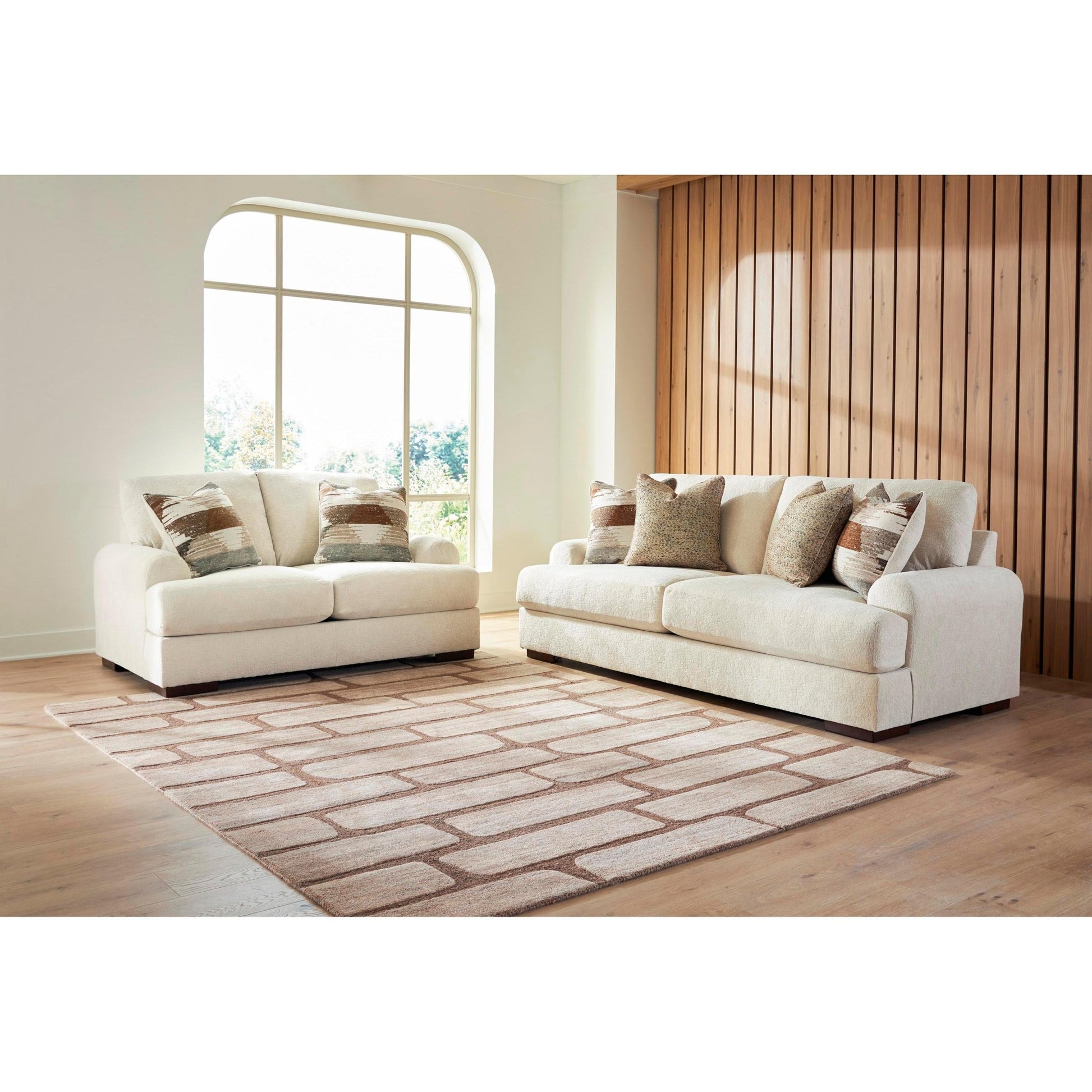 Signature Design by Ashley Jayne Park Stationary Fabric Sofa PC8150638 - American Furniture of Slidell
