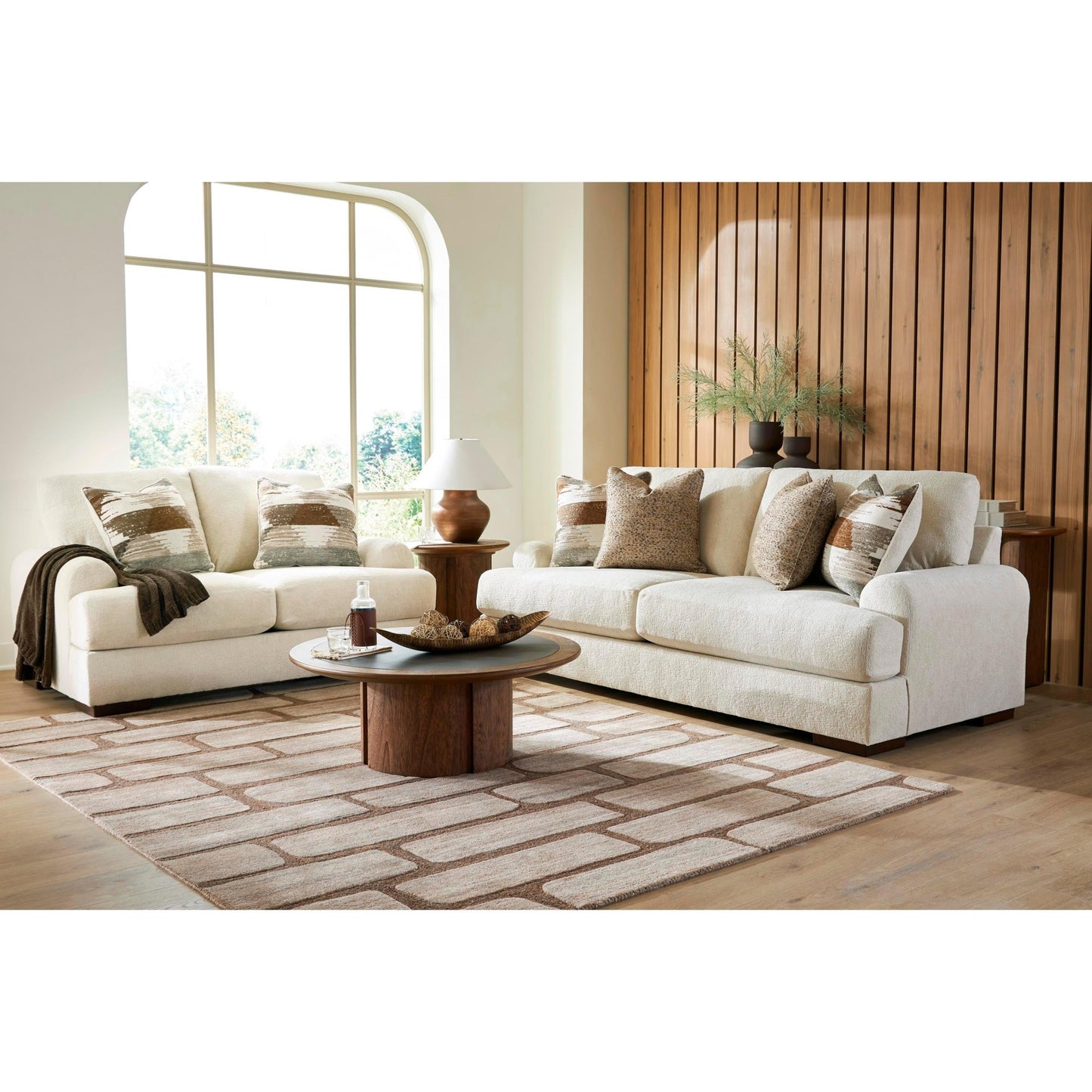 Signature Design by Ashley Jayne Park Stationary Fabric Sofa PC8150638 - American Furniture of Slidell