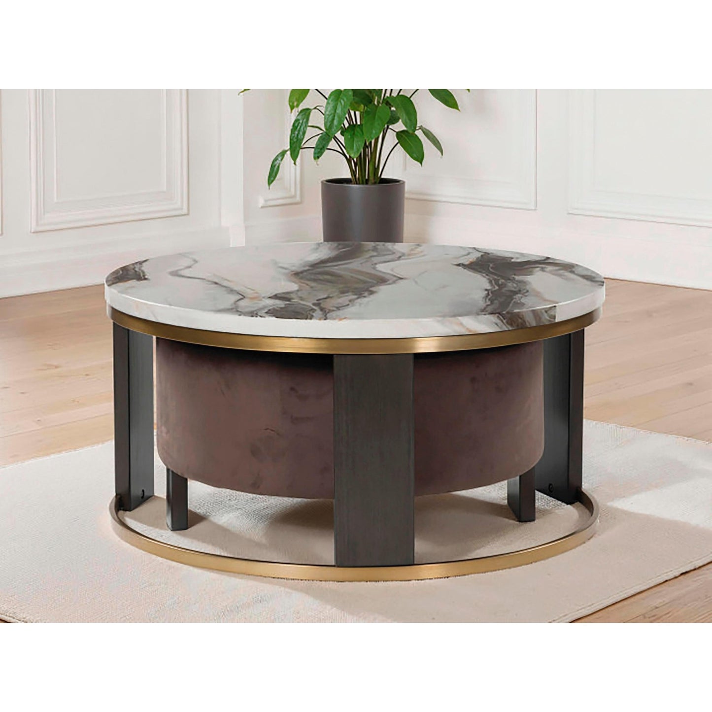 Signature Design by Ashley Jazmore T671T1 Coffee Table and 2 Ends - American Furniture of Slidell