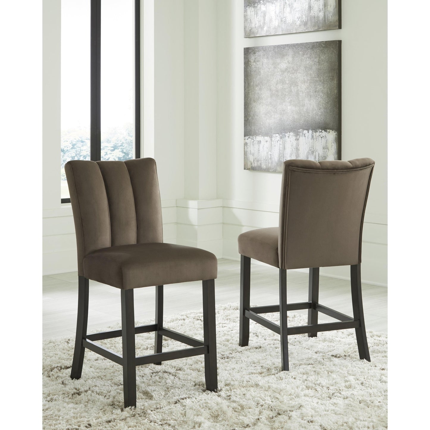 Signature Design by Ashley Jeshina PCD581D3 5 pc Counter Height Dining Set - American Furniture of Slidell