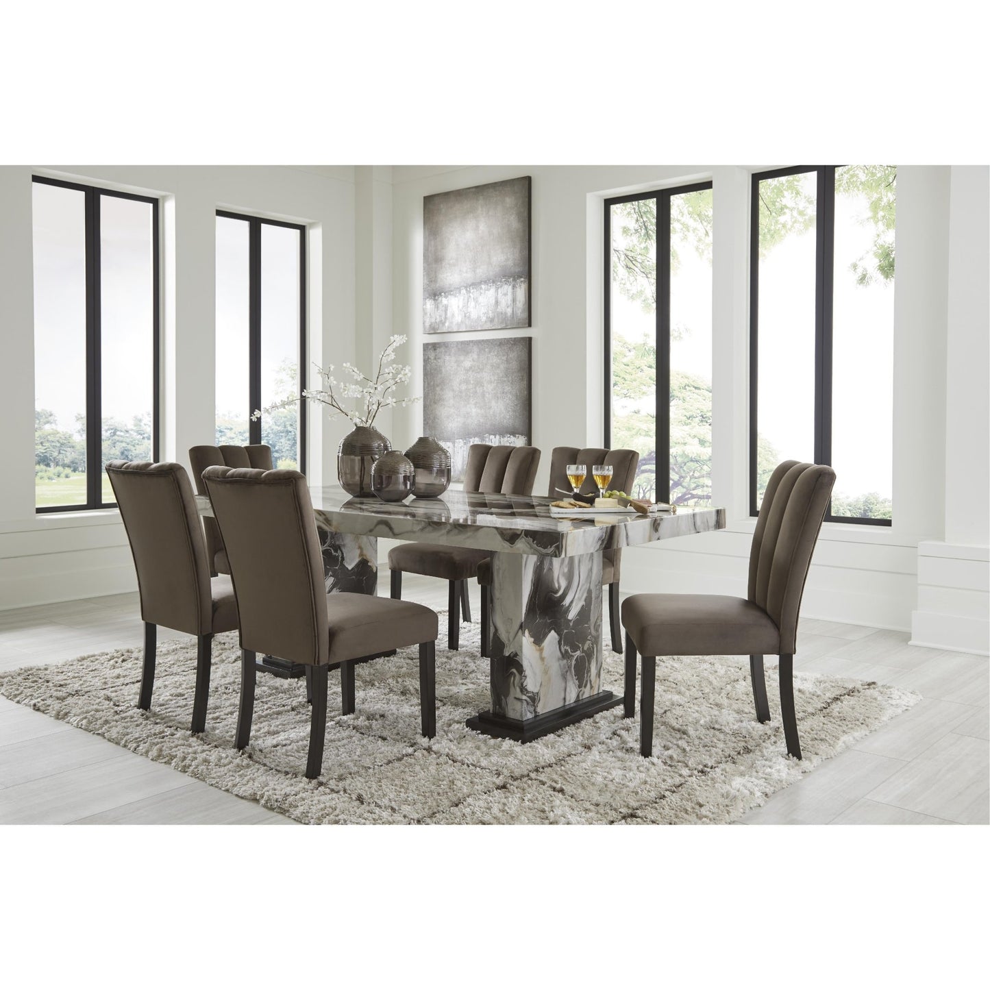 Signature Design by Ashley Jeshina PCD581D4 Dining Table - American Furniture of Slidell