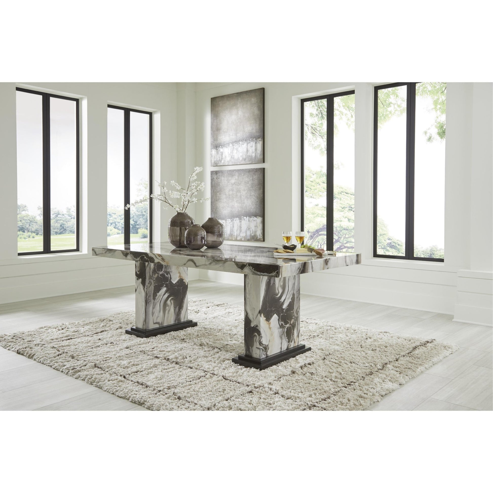 Signature Design by Ashley Jeshina PCD581D4 Dining Table - American Furniture of Slidell