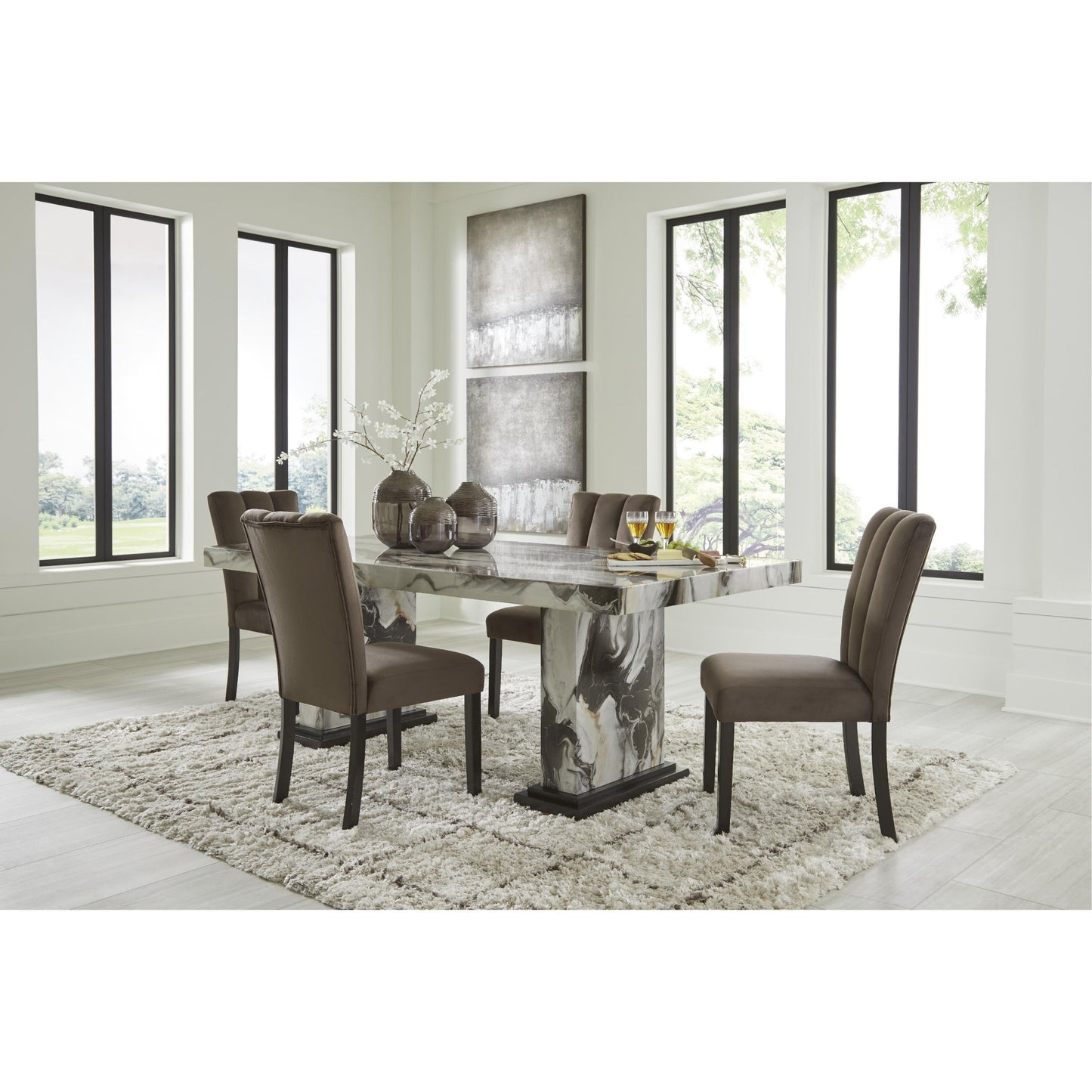 Signature Design by Ashley Jeshina PCD581D4 Dining Table - American Furniture of Slidell