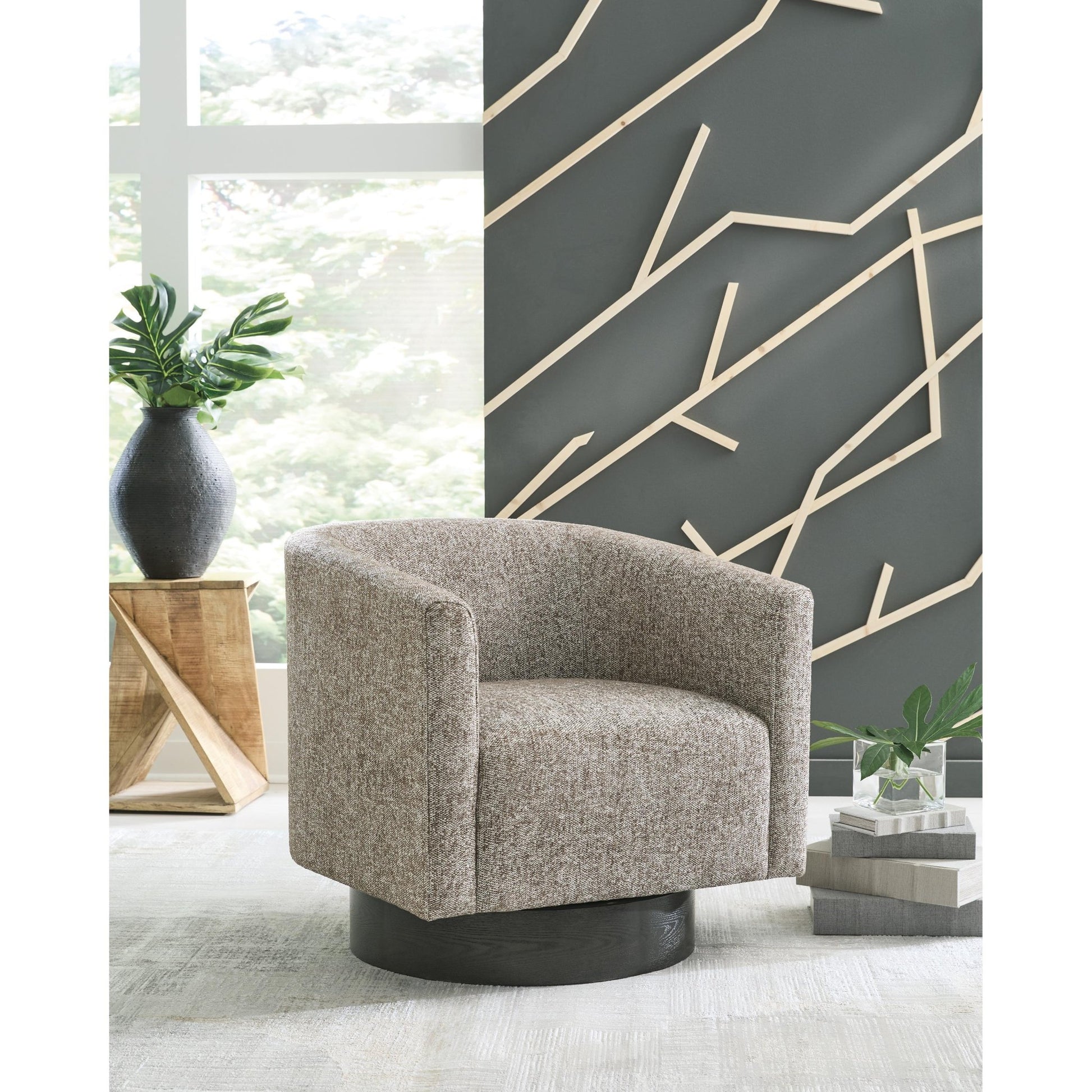Signature Design by Ashley Jorryn Swivel Accent Chair A3000798 - American Furniture of Slidell