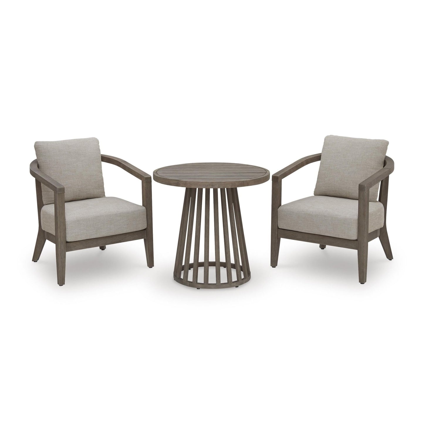 Signature Design by Ashley Joy Lagoon PCP310 - 050 Chairs with Cushions and Table Set - American Furniture of Slidell