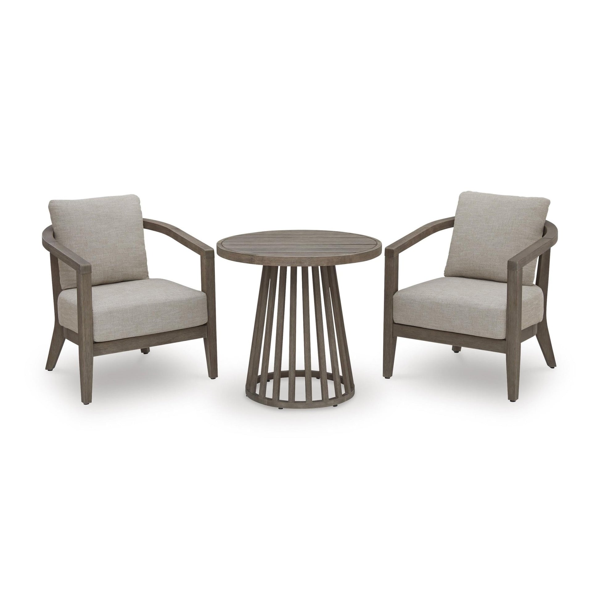 Signature Design by Ashley Joy Lagoon PCP310 - 050 Chairs with Cushions and Table Set - American Furniture of Slidell