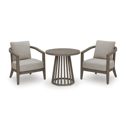 Signature Design by Ashley Joy Lagoon PCP310 - 050 Chairs with Cushions and Table Set - American Furniture of Slidell