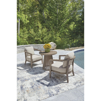 Signature Design by Ashley Joy Lagoon PCP310 - 050 Chairs with Cushions and Table Set - American Furniture of Slidell