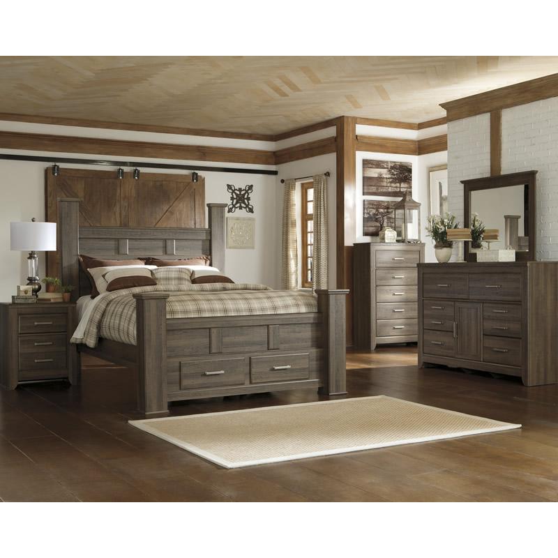 Signature Design by Ashley Juararo B251 - 67 Queen Poster Headboard - American Furniture of Slidell