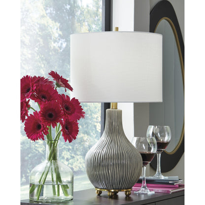 Signature Design by Ashley Judlen L100844 Ceramic Table Lamp - American Furniture of Slidell