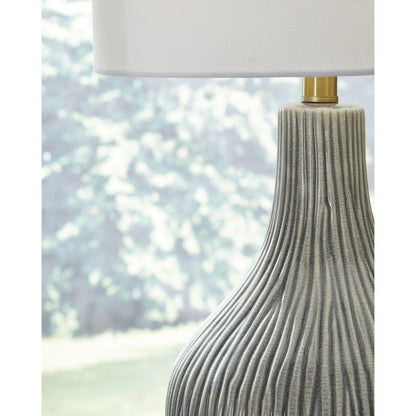 Signature Design by Ashley Judlen L100844 Ceramic Table Lamp - American Furniture of Slidell