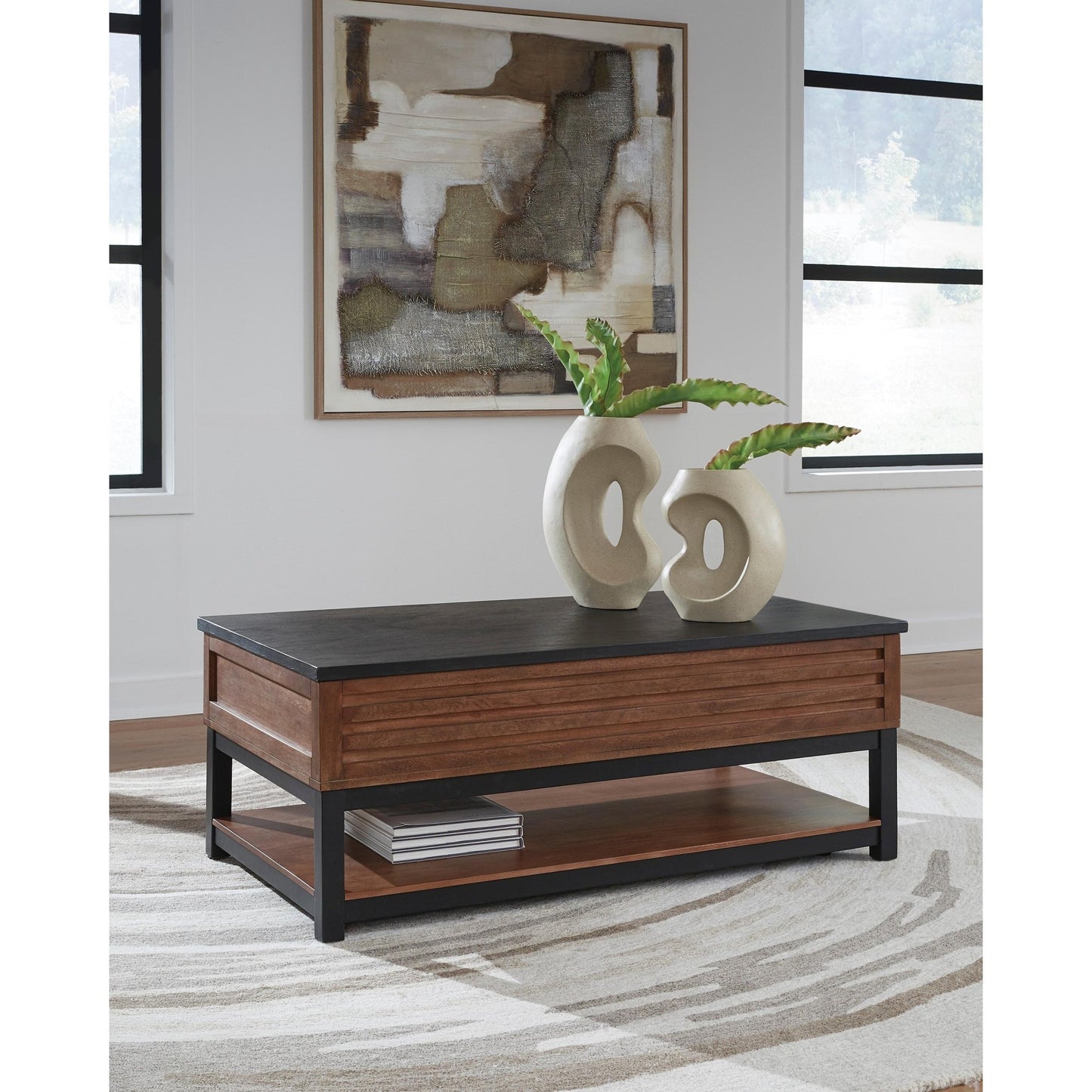 Signature Design by Ashley Kallari T737 - 9 Lift Top Cocktail Table - American Furniture of Slidell