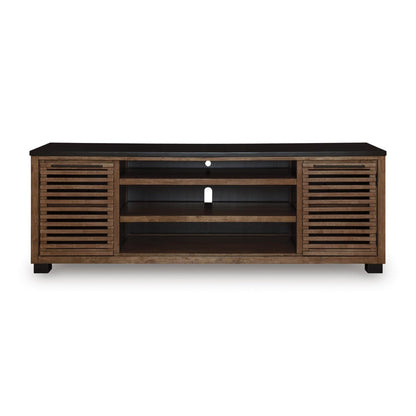 Signature Design by Ashley Kallari W737 - 78 XL TV Stand with Fireplace Option - American Furniture of Slidell