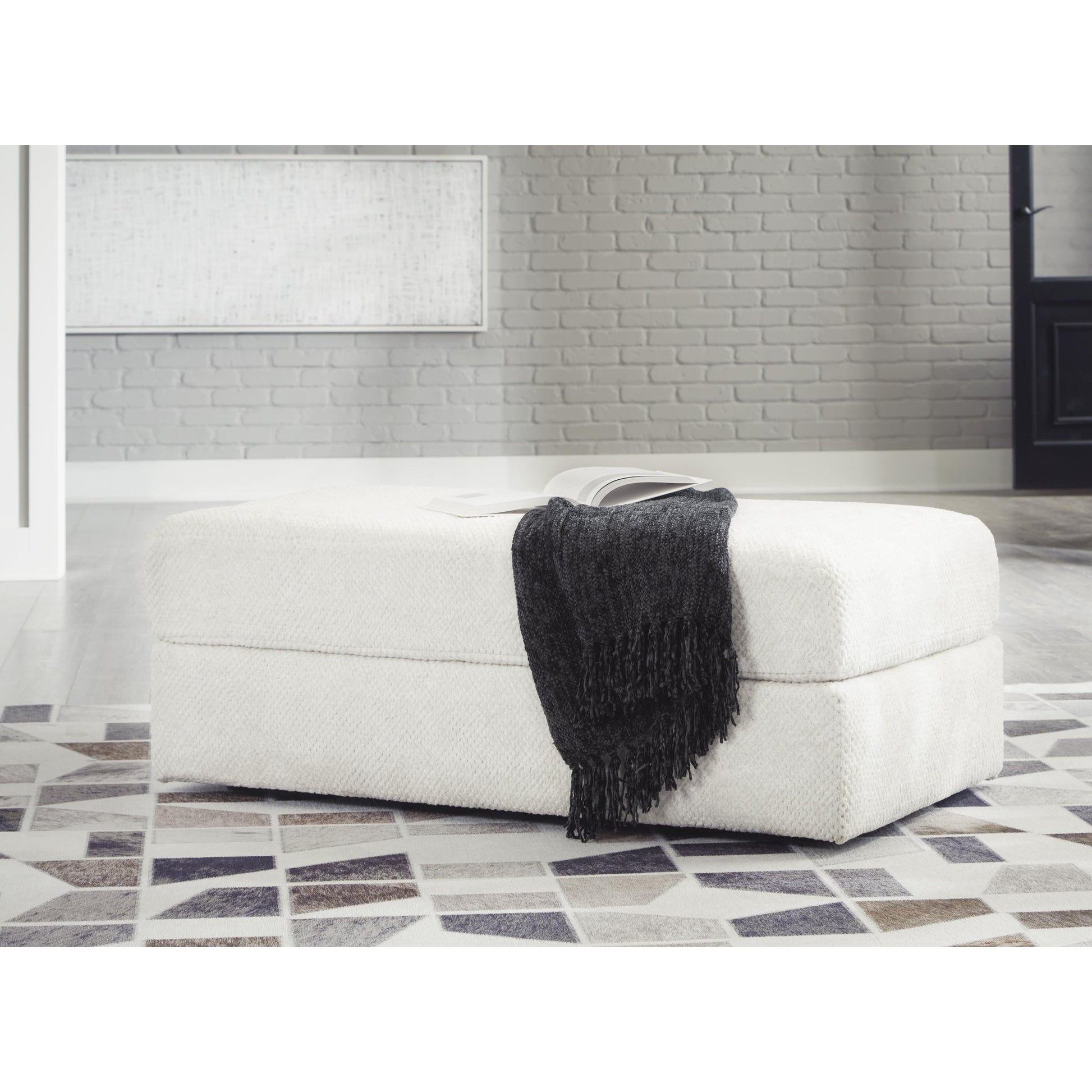 Signature Design by Ashley Karinne 3140308 Oversized Accent Ottoman - American Furniture of Slidell