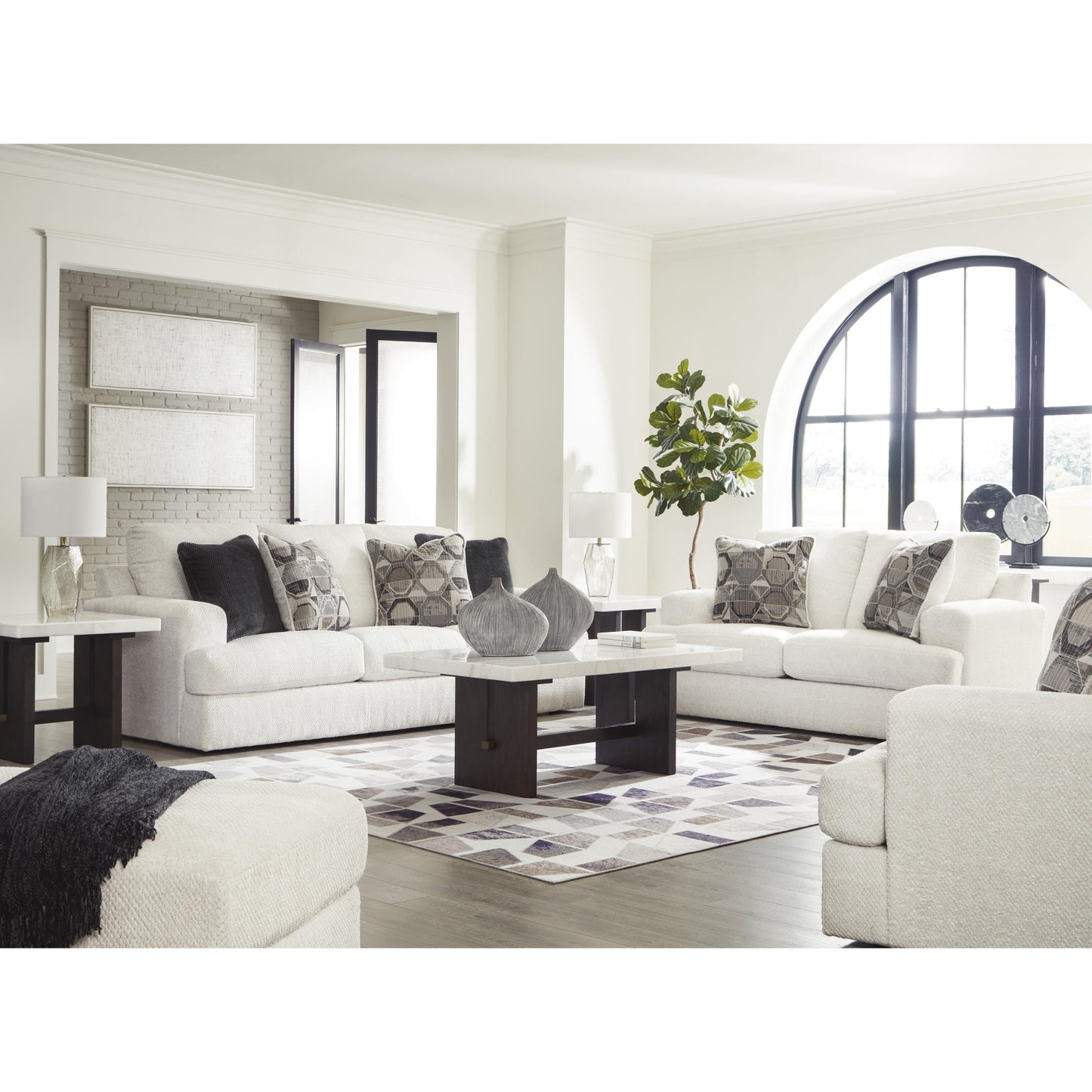 Signature Design by Ashley Karinne 31403U6 3 pc Living Room Set - American Furniture of Slidell