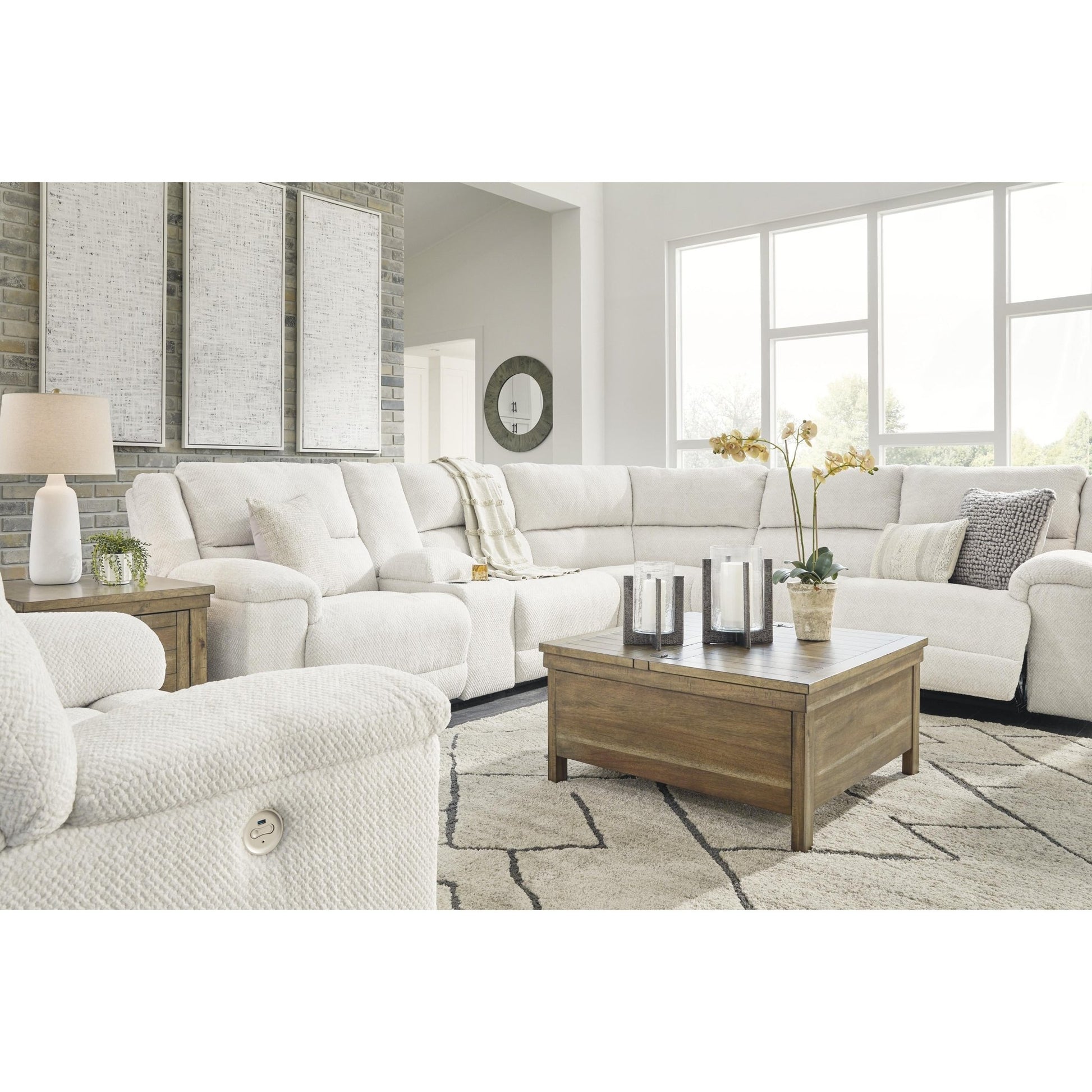 Signature Design by Ashley Keensburg 6180782 Wide Seat Power Recliner - American Furniture of Slidell