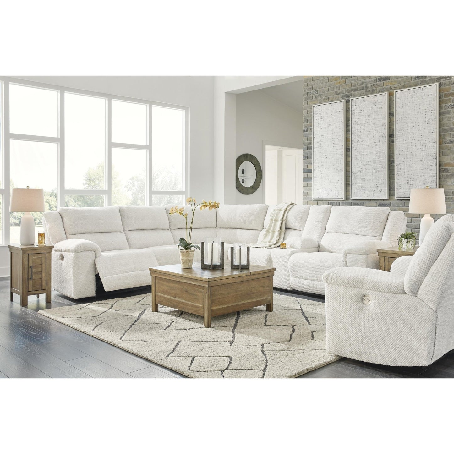 Signature Design by Ashley Keensburg 6180782 Wide Seat Power Recliner - American Furniture of Slidell