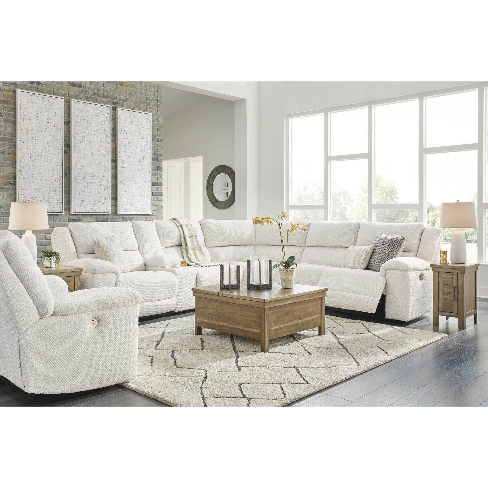 Signature Design by Ashley Keensburg 6180782 Wide Seat Power Recliner - American Furniture of Slidell