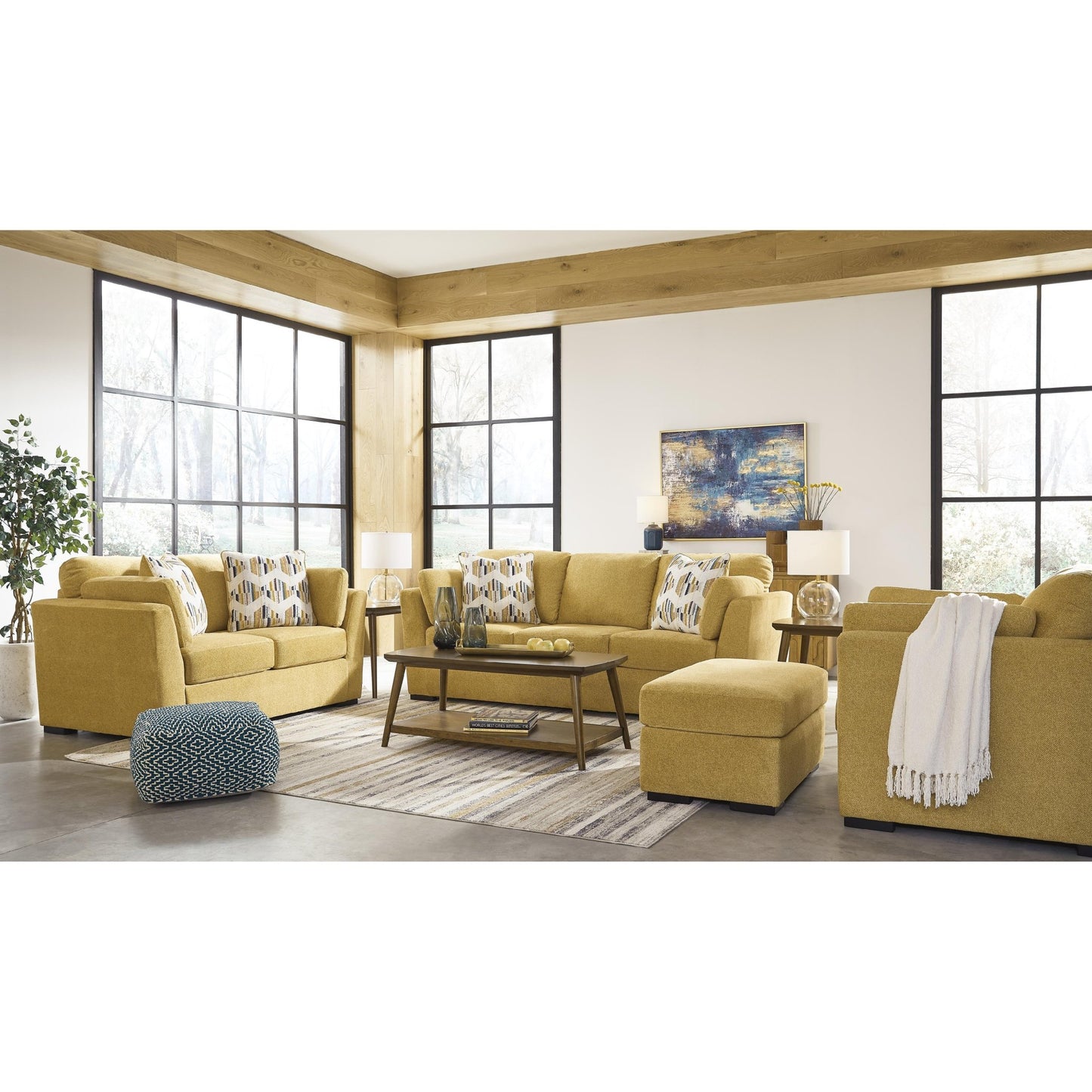 Signature Design by Ashley Keerwick 67506U3 4 pc Living Room Set - American Furniture of Slidell